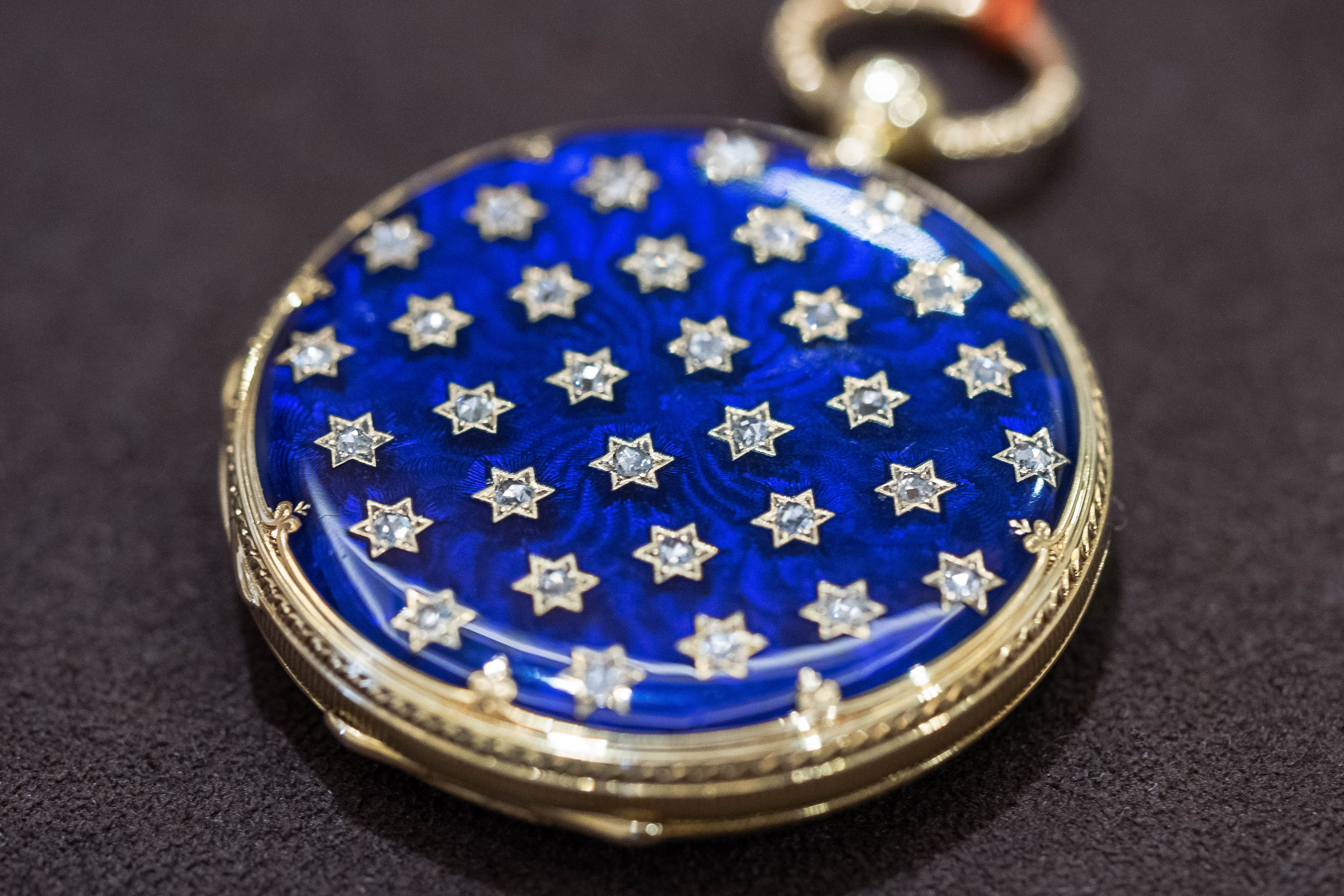 Patek Philippe Diamond And Enamel Pendant Watch Mid-19th Century