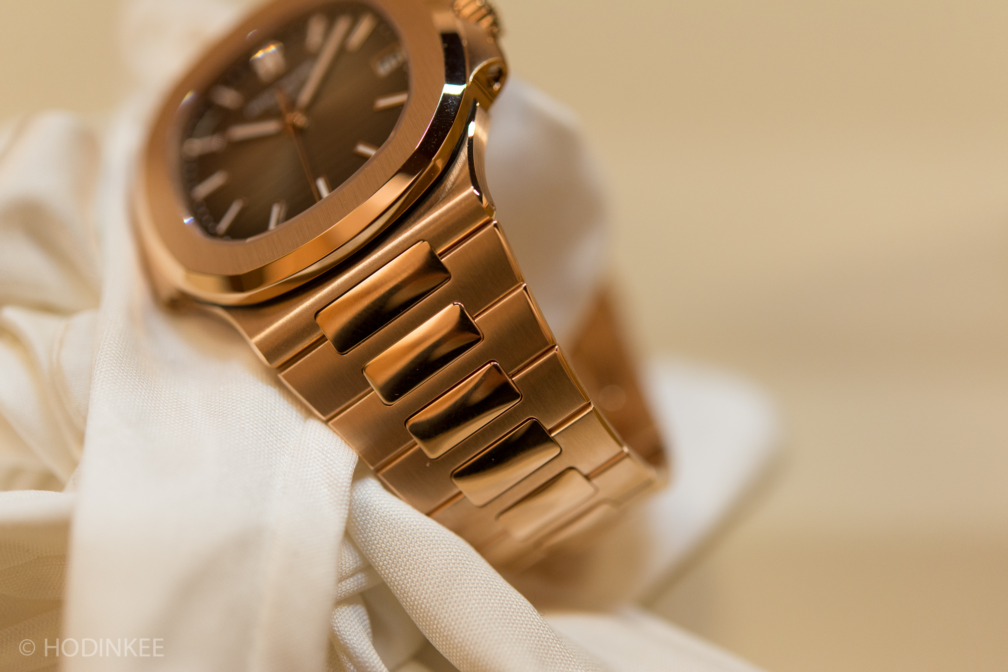 Hands On The New Patek Philippe Nautilus In Rose Gold Reference