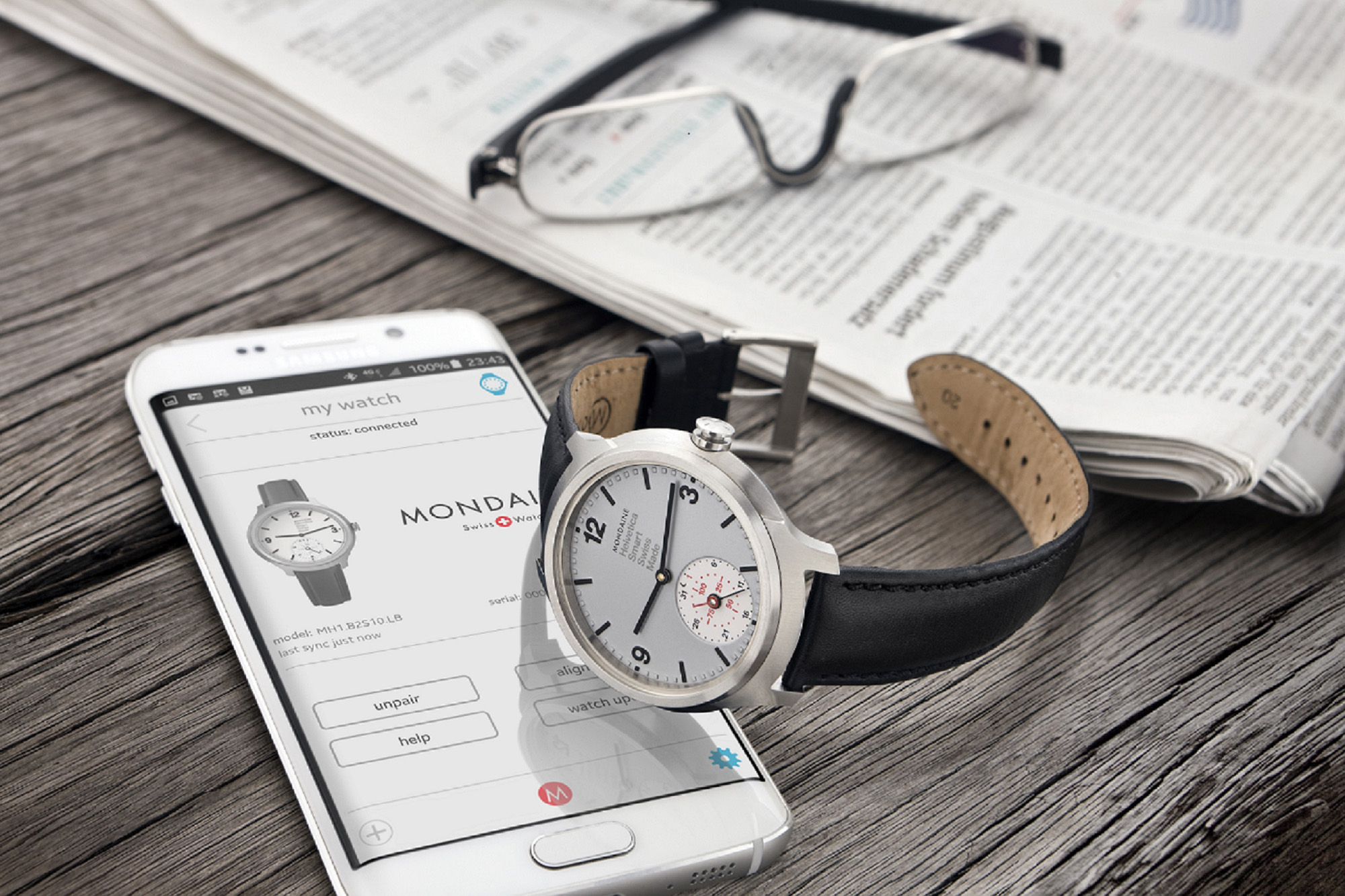 Mondaine smart outlet watch