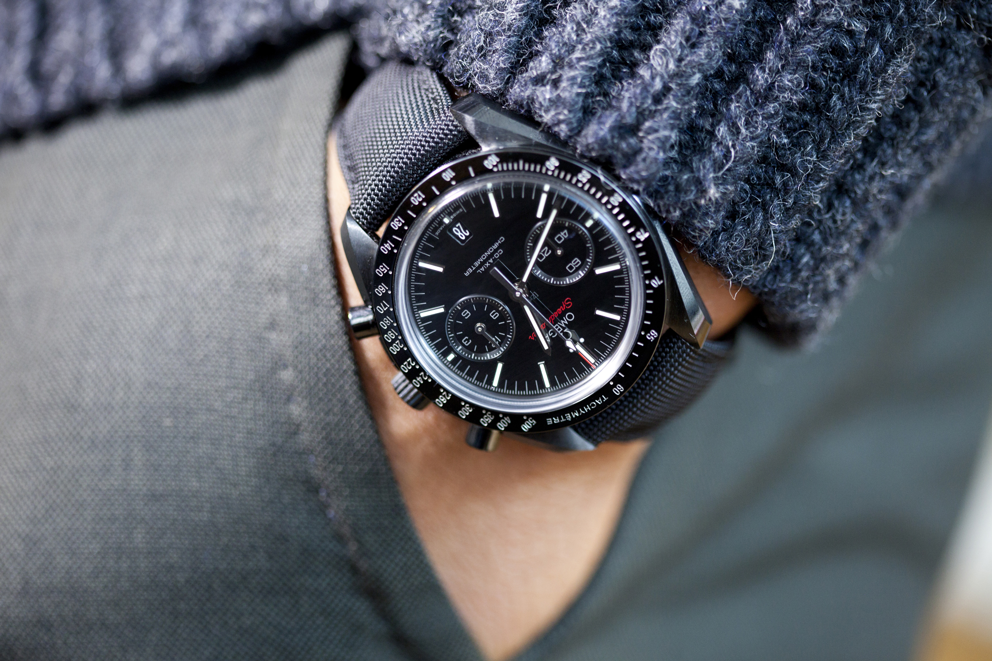 Omega speedmaster outlet on wrist