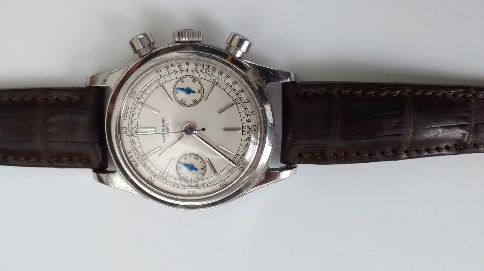 Bring a Loupe Completely Fake Patek Philippe 1463 In Steel On eBay For Over 25 000 Here s How To Tell It s A Fake Hodinkee