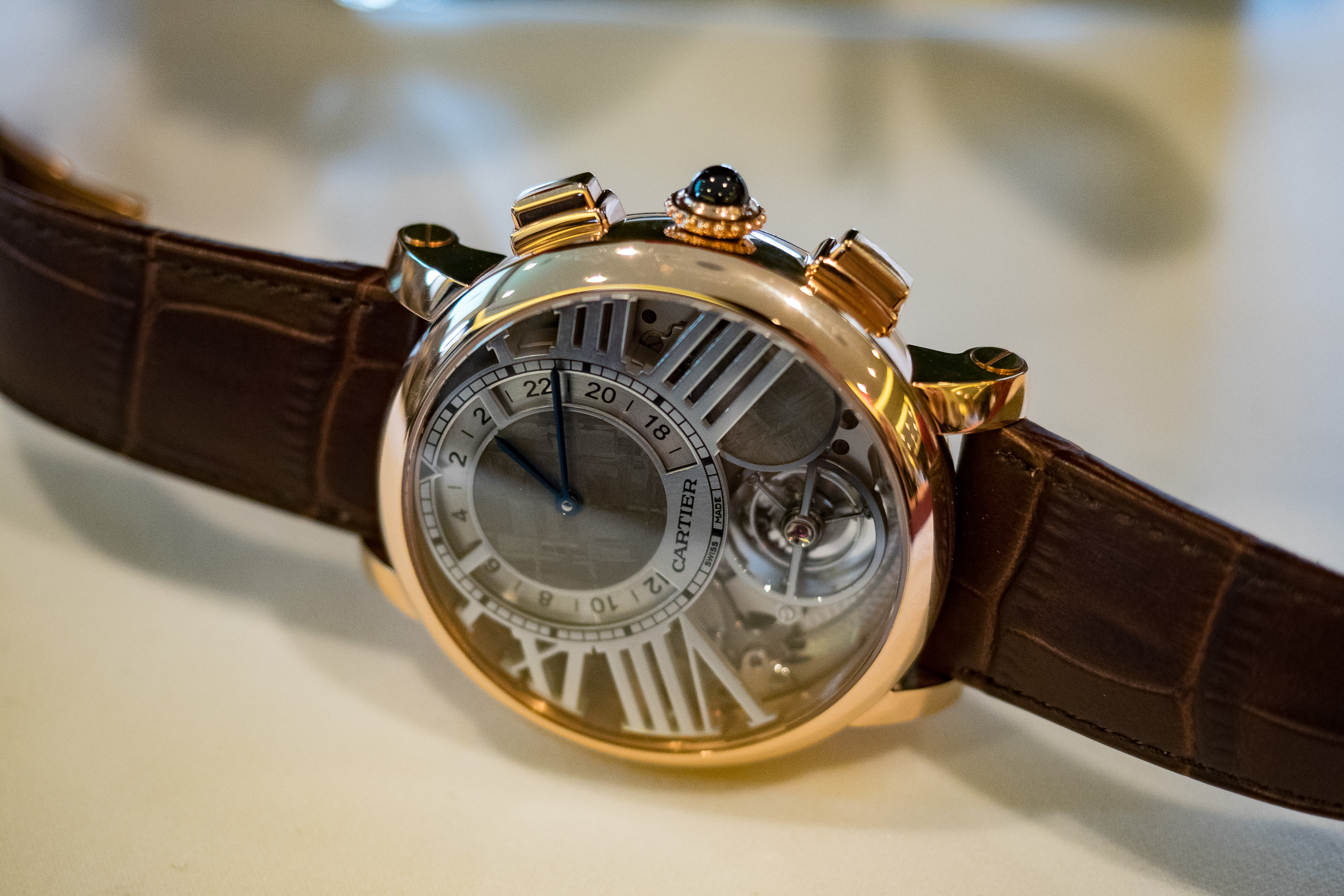 Cartier sun outlet and moon watch