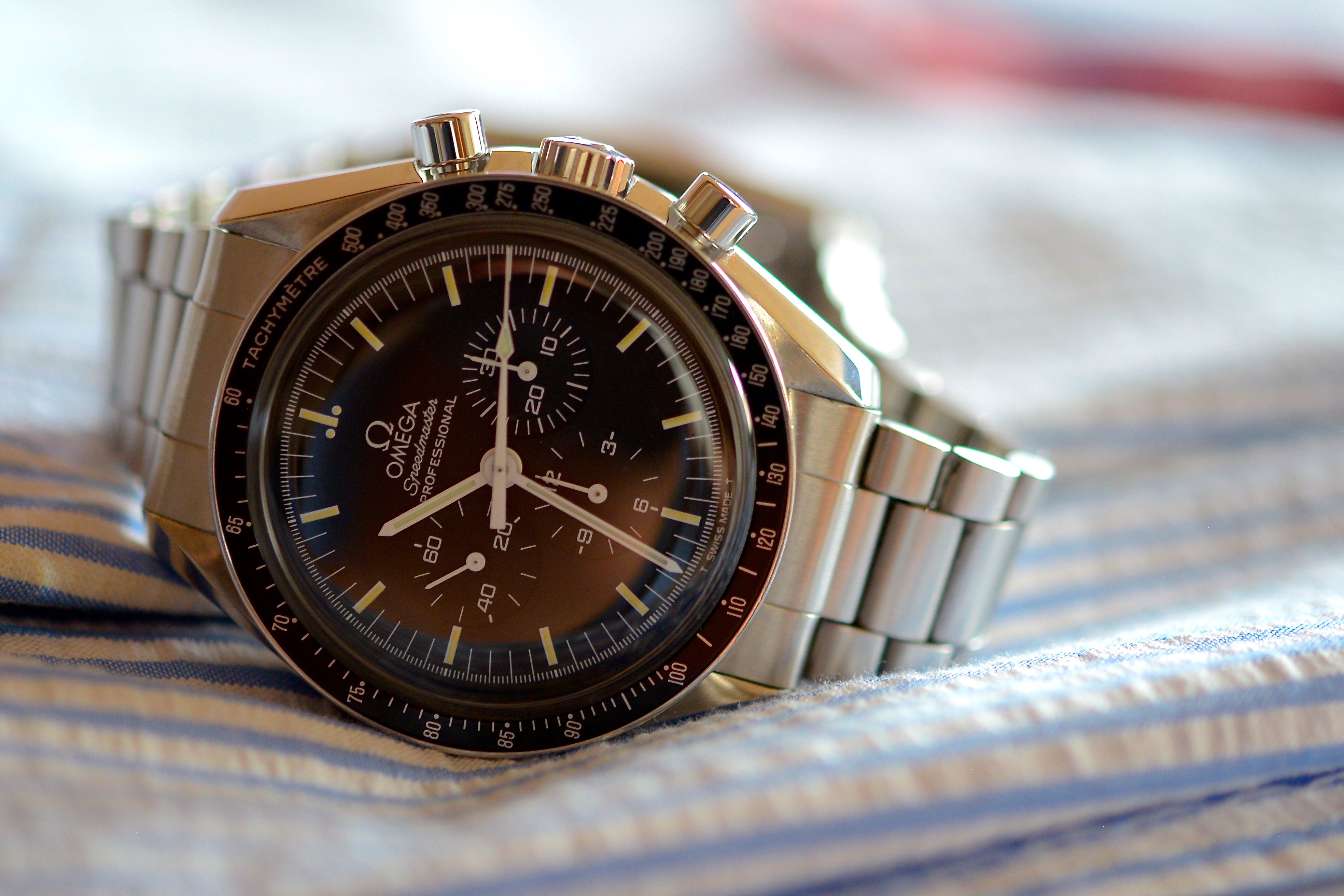 Taking An Omega Speedmaster Professional For Omega Authorized