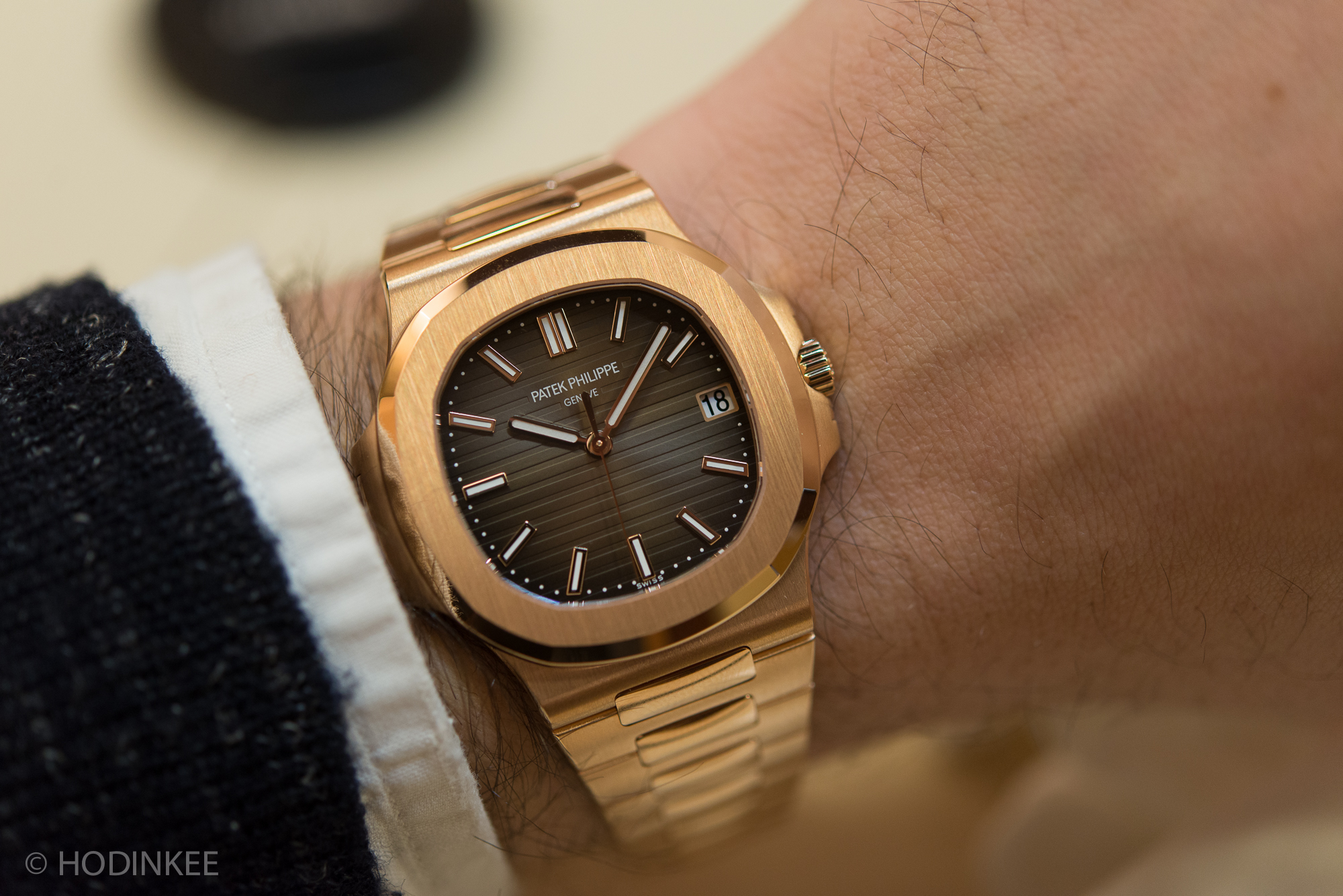 Hands-On: The New Patek Philippe Nautilus In Rose Gold Reference 5711R  (Live Pics, Pricing, Availability) - Hodinkee