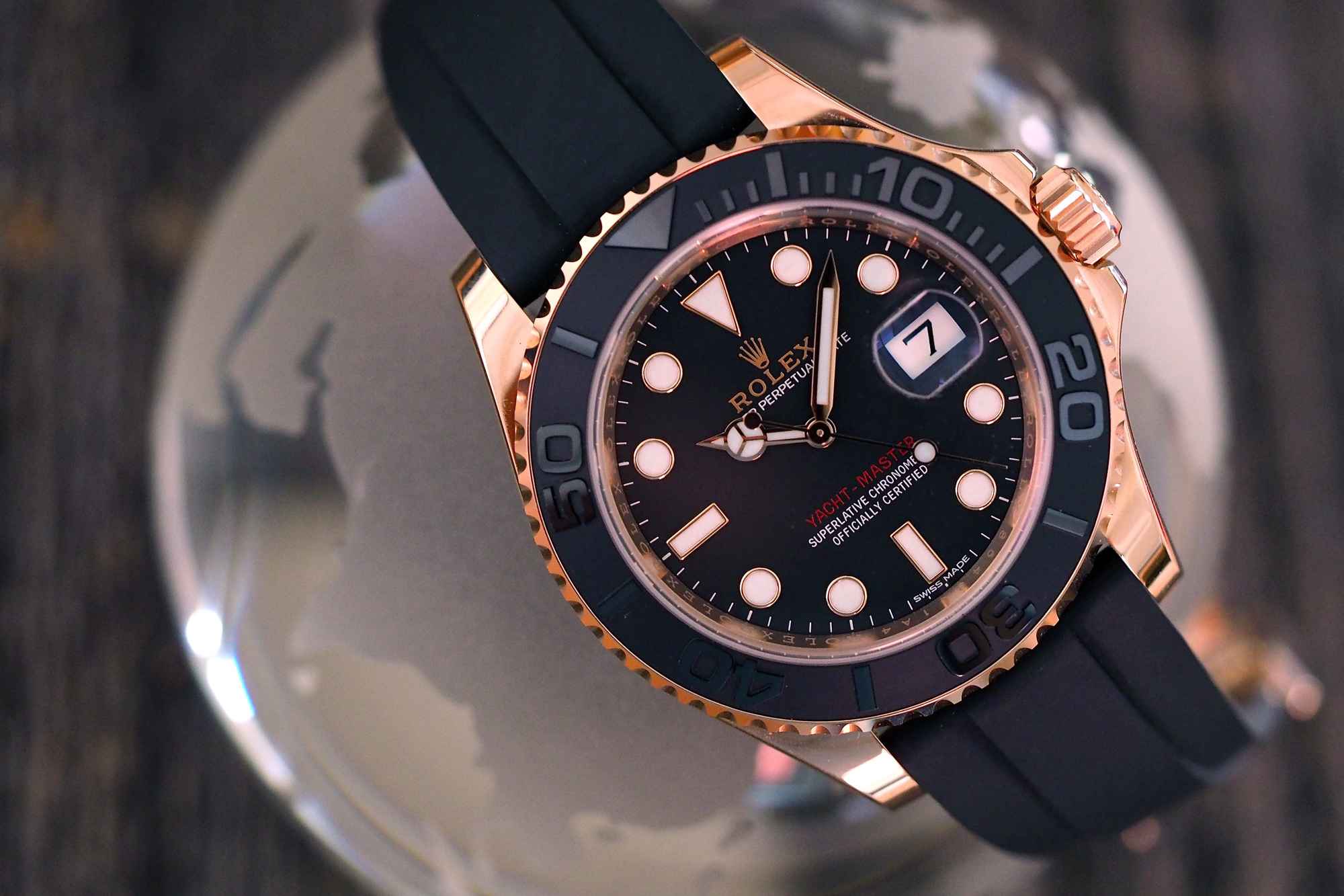 yacht master rhodium 40 mm