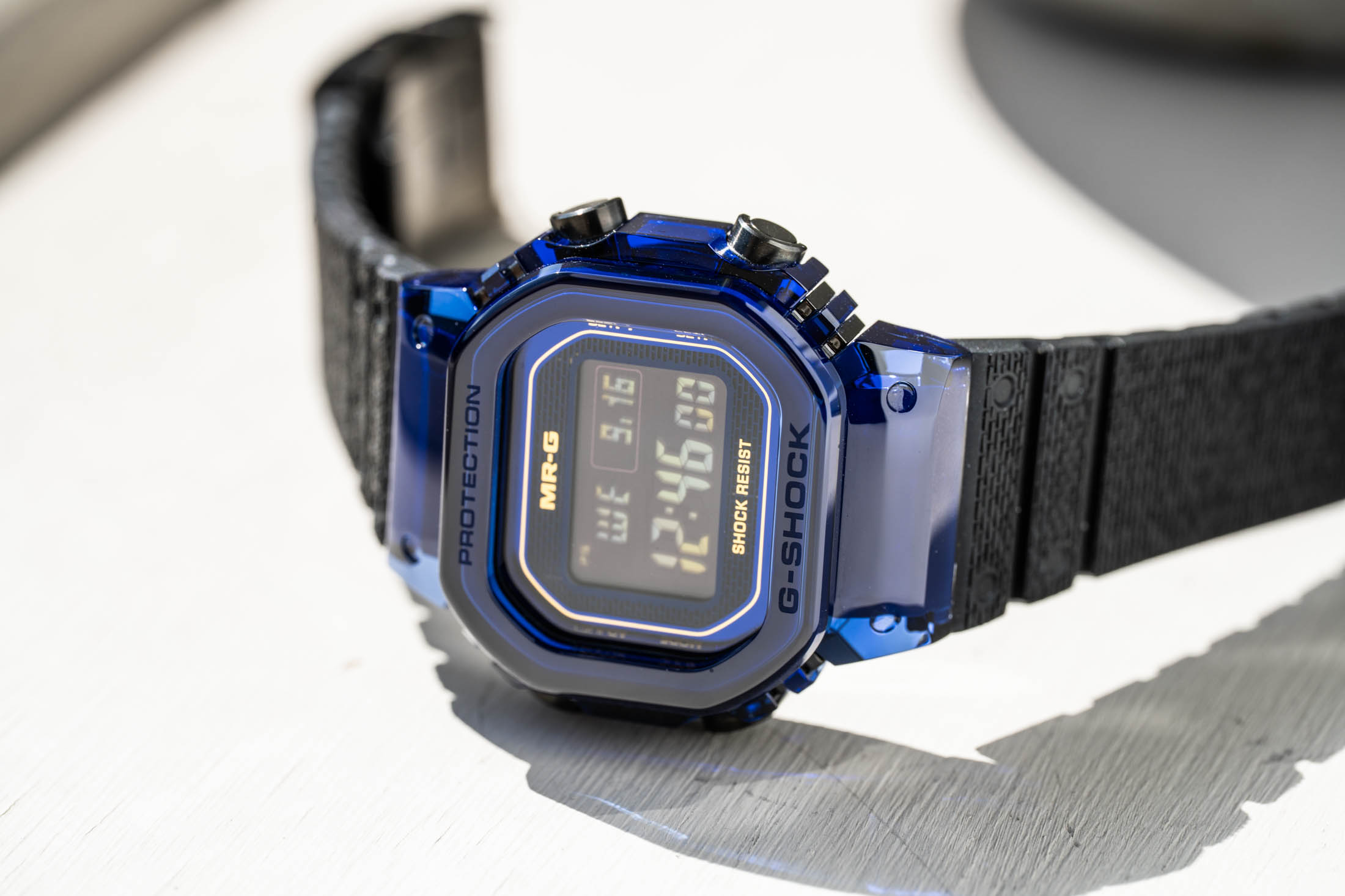 Hands-On: G-SHOCK Reveals The MRG-D5000 “Blue Rose Project” In Sapphire