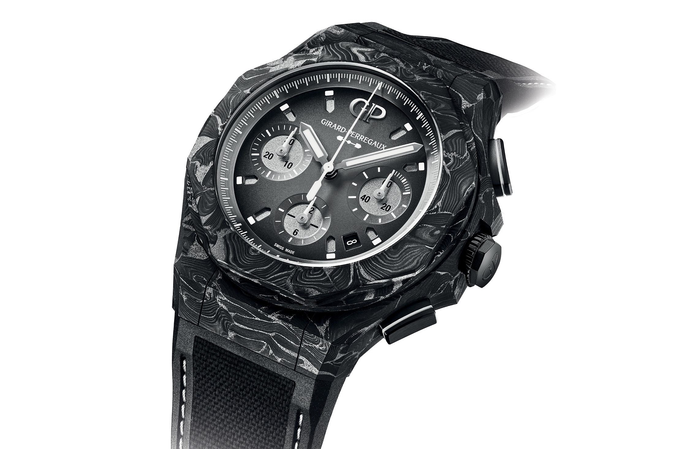 girard perregaux laureato absolute chronograph 8tech