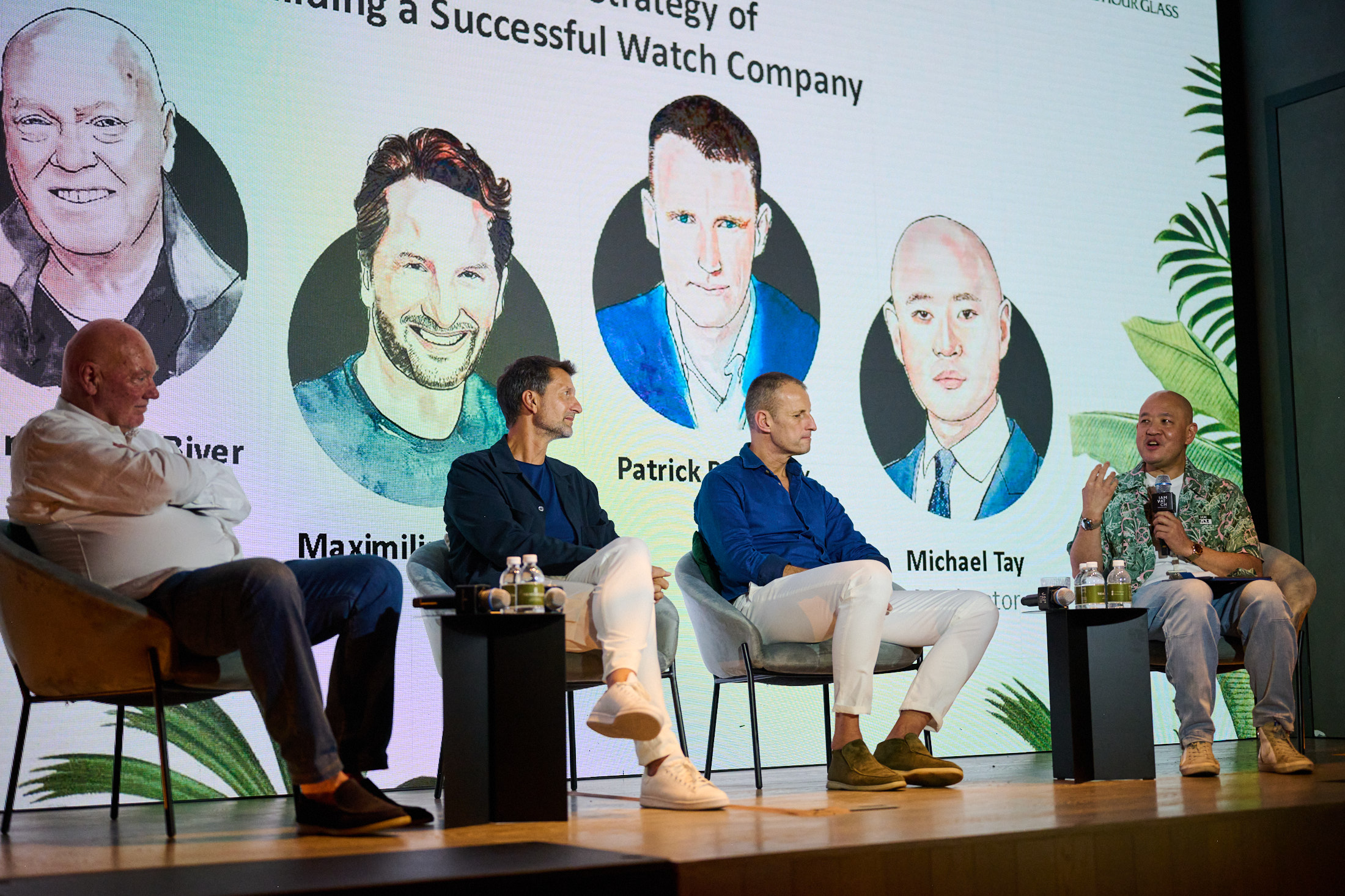 Jean-Claude Biver, Max Büsser, Patrick Pruniaux, and Mike Tay