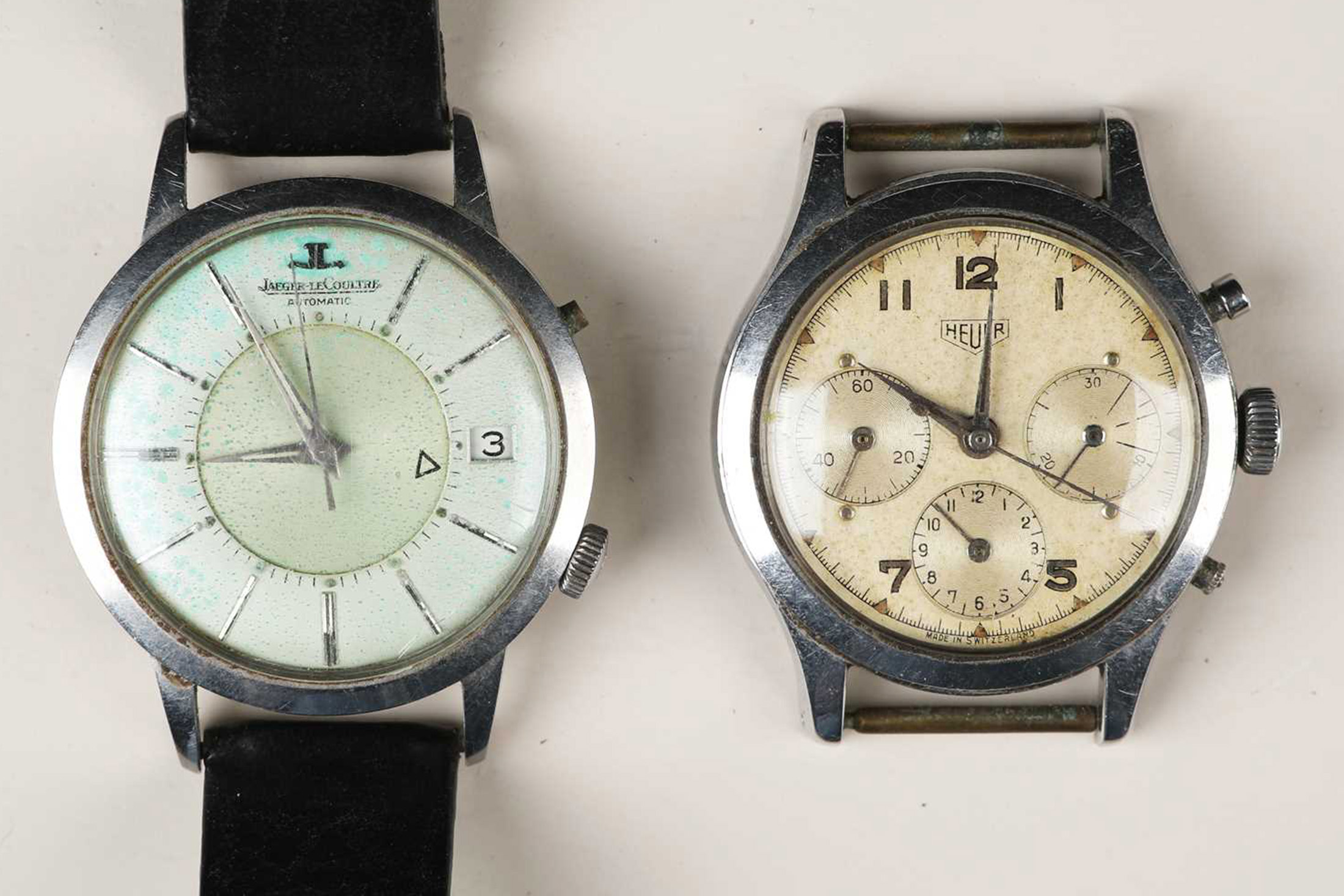 Bring a Loupe: An Omega Suverän, A Universal Genève Cabriolet, A Vacheron Constantin Overseas, And A Vintage Zenith Chronograph
