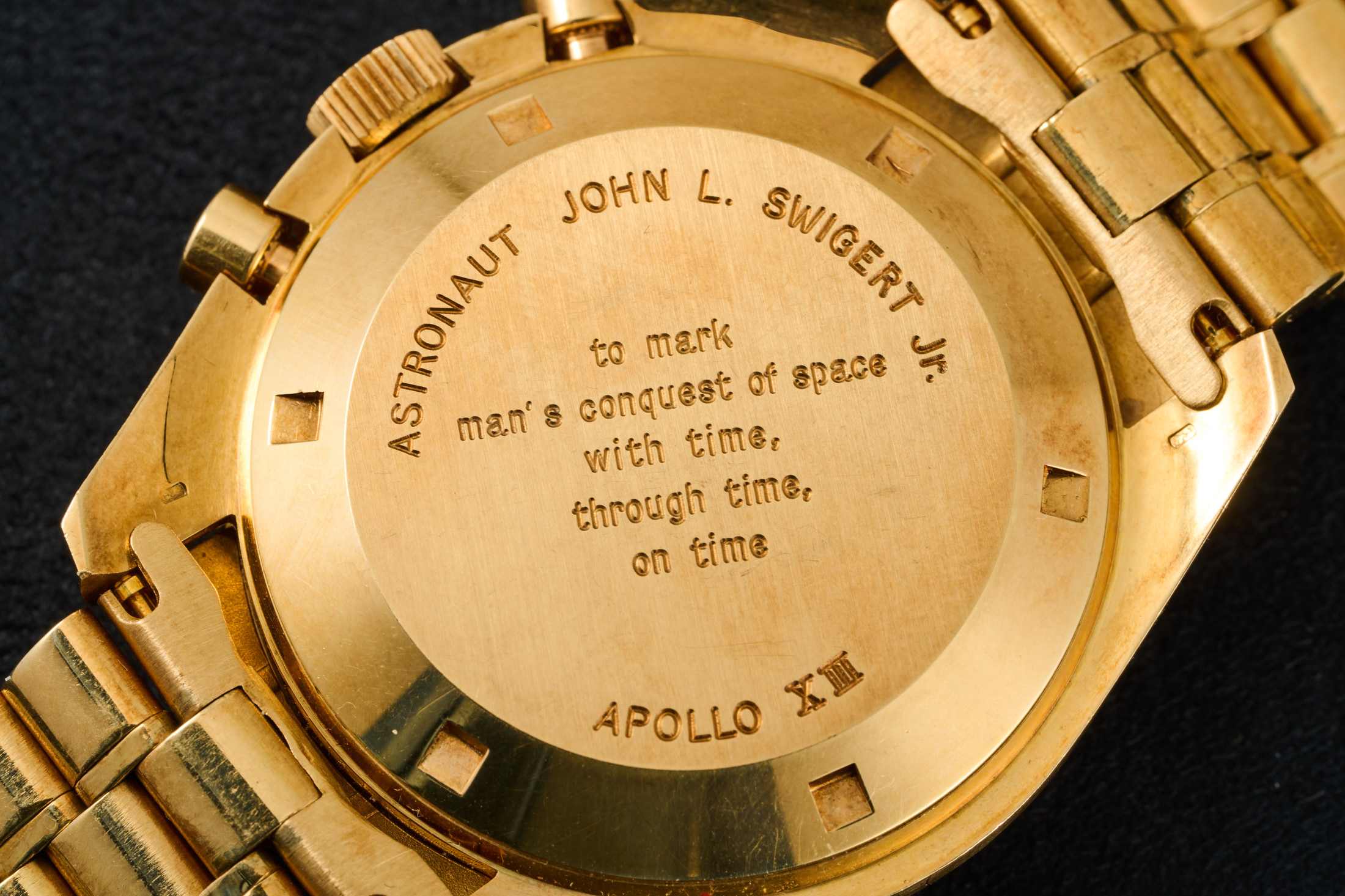 jack swigert gold omega speedmaster apollo xiii