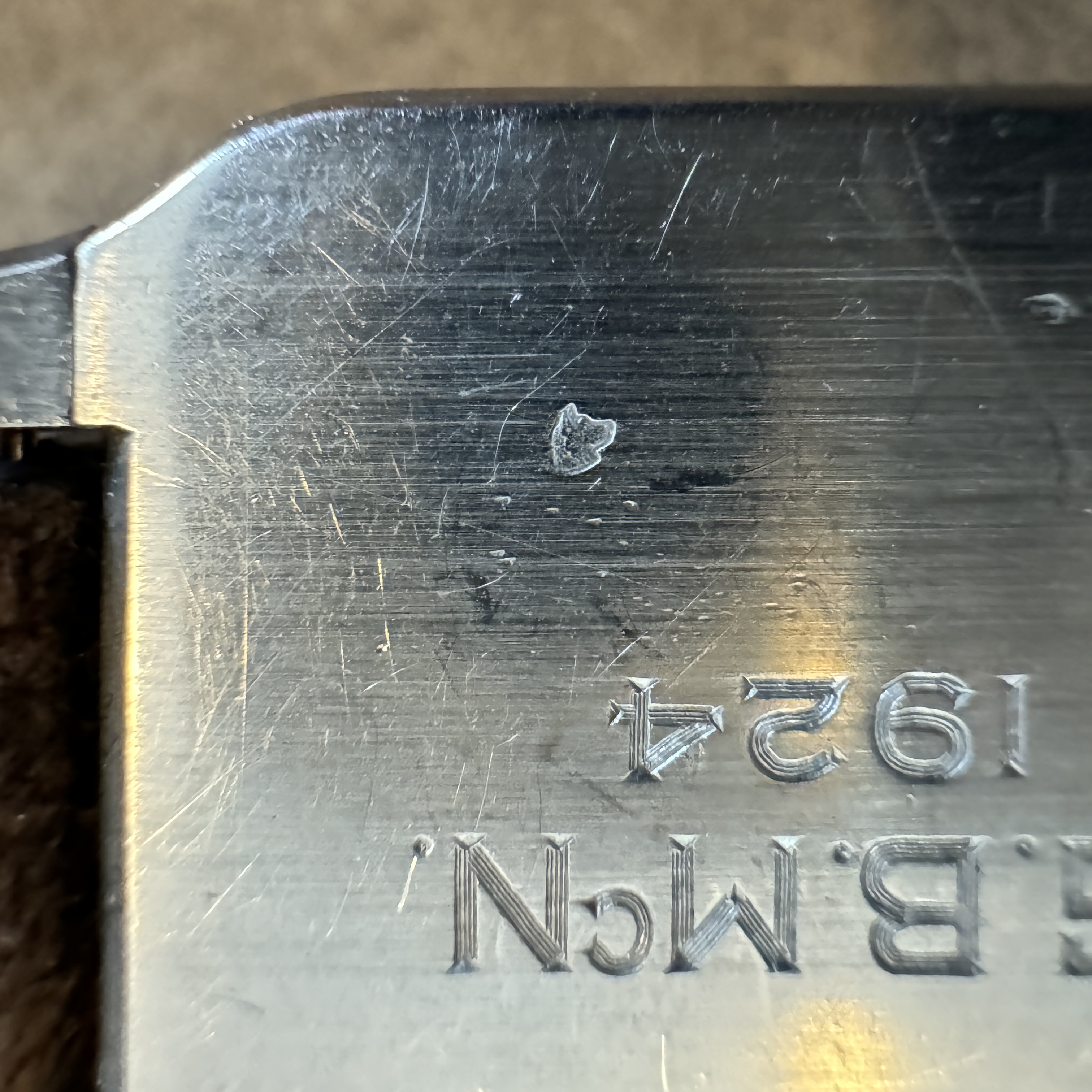 A Cartier Santos in platinum