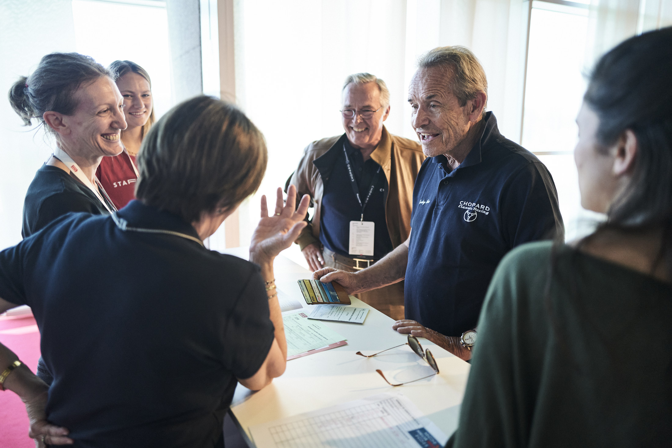 Jacky Ickx and Karl-Frederich Scheufele
