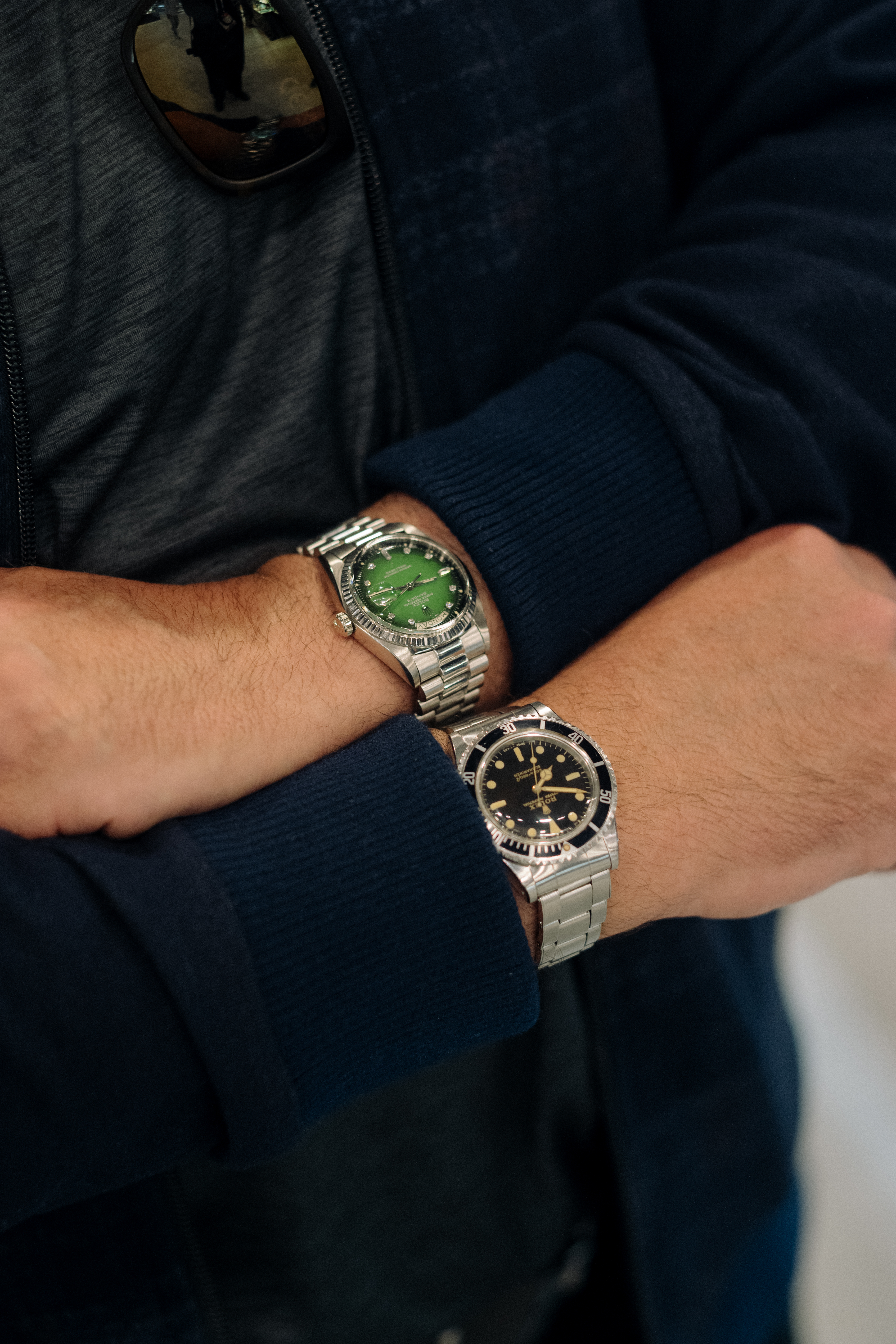 Rolex double writing