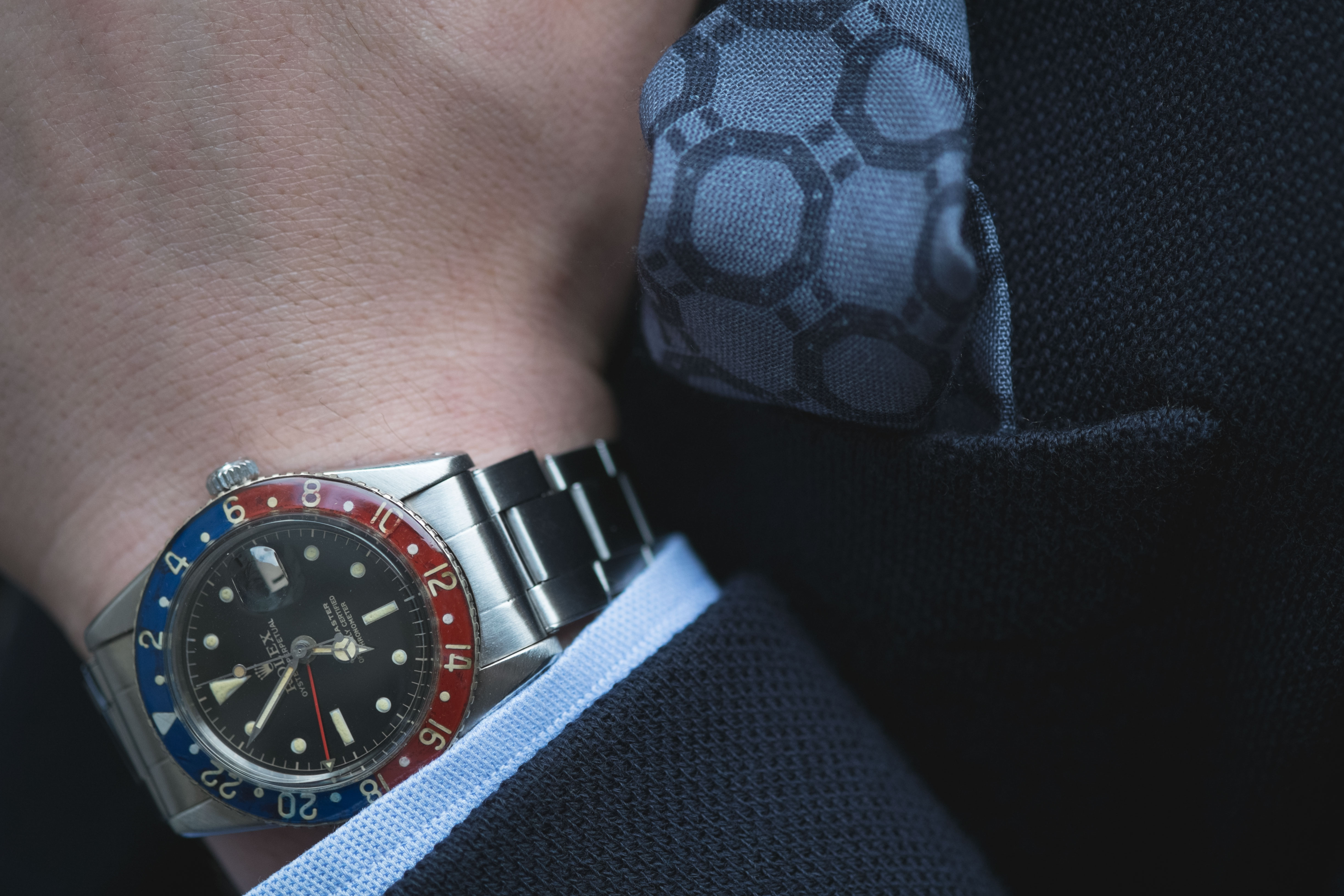 Rolex GMT Ref. 6542 With Bakelite Bezel.