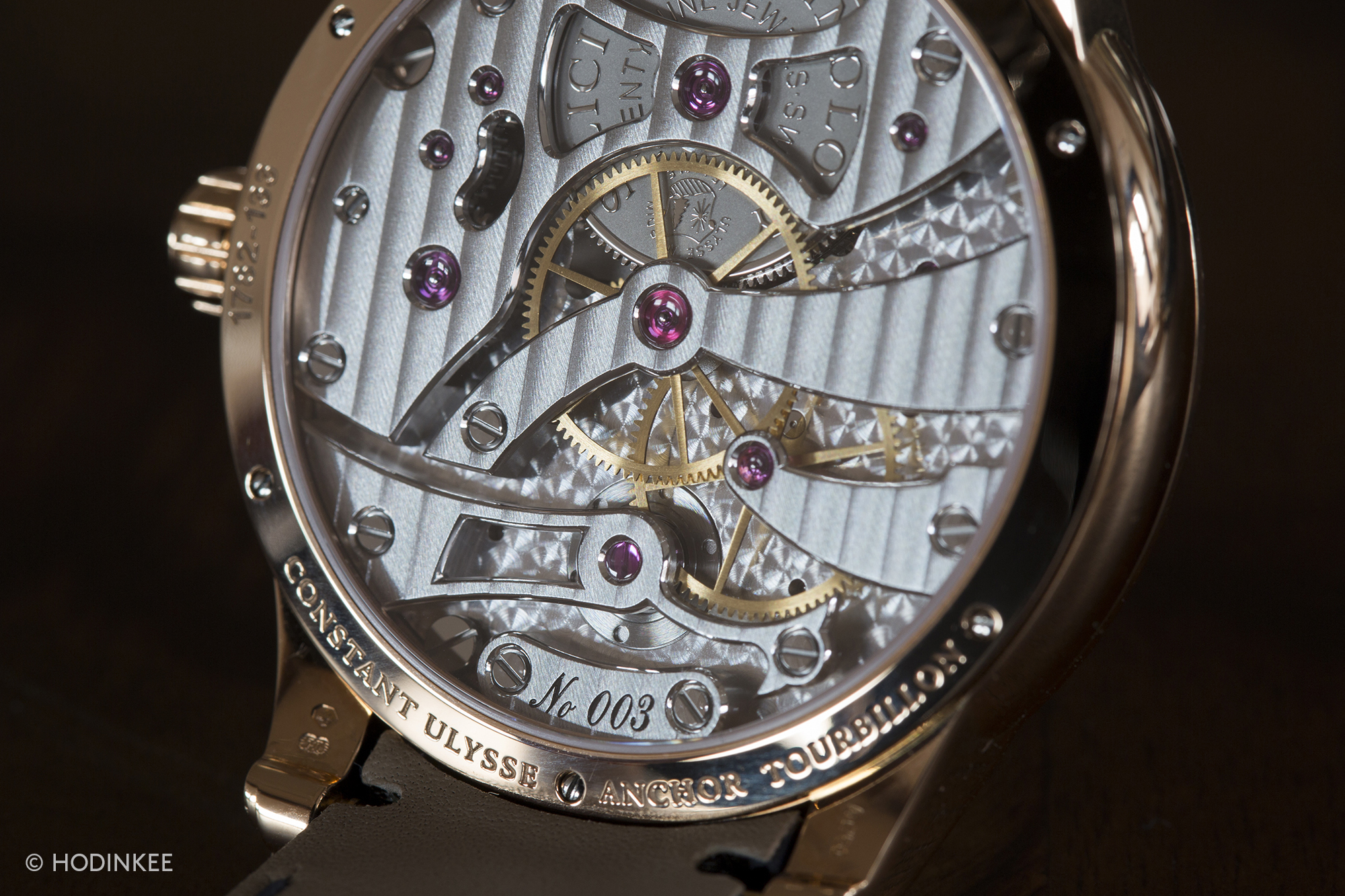 Ulysse Nardin Anchor Tourbillon, movement side