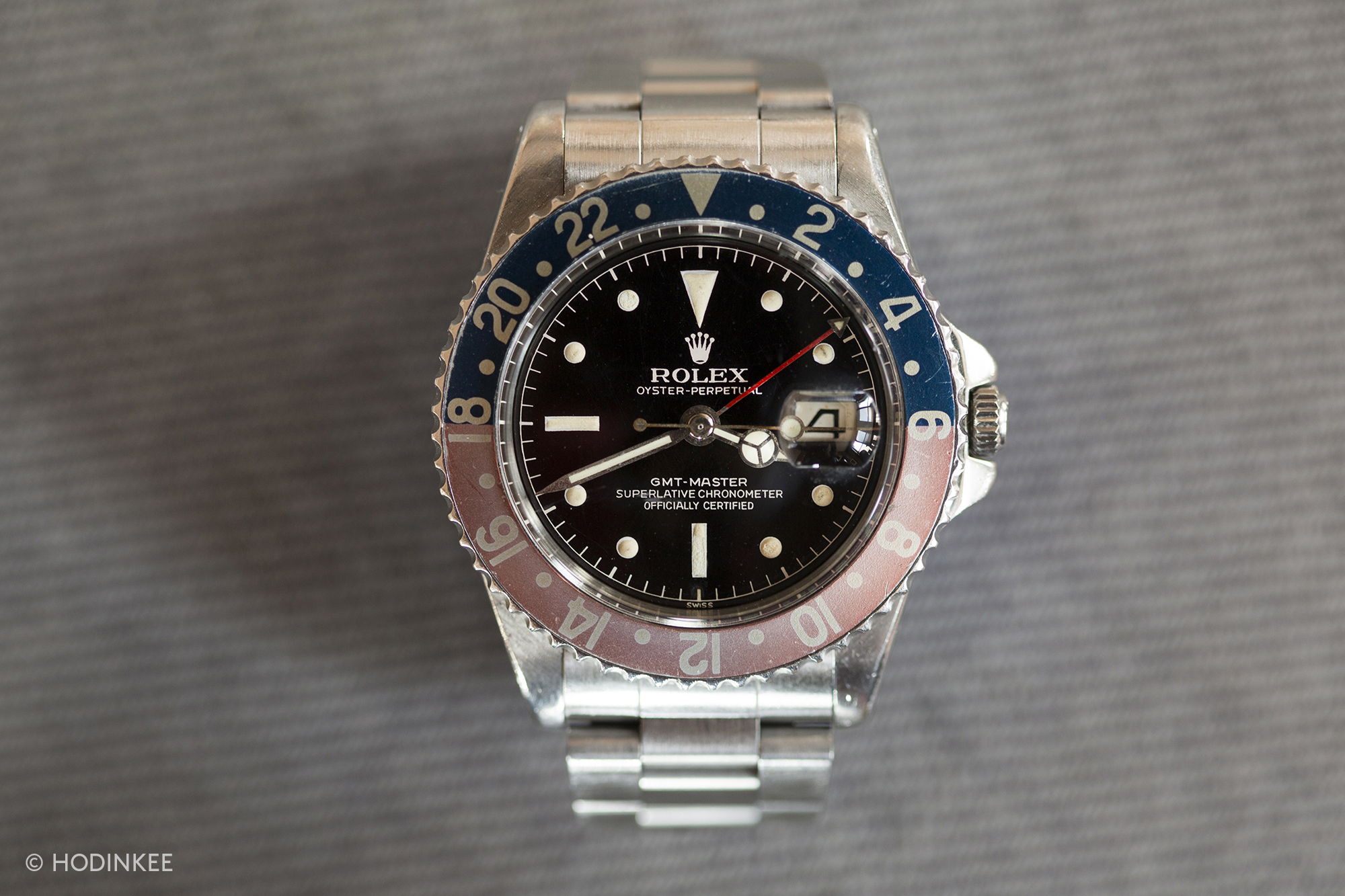 gilt dial rolex gmt hodinkee