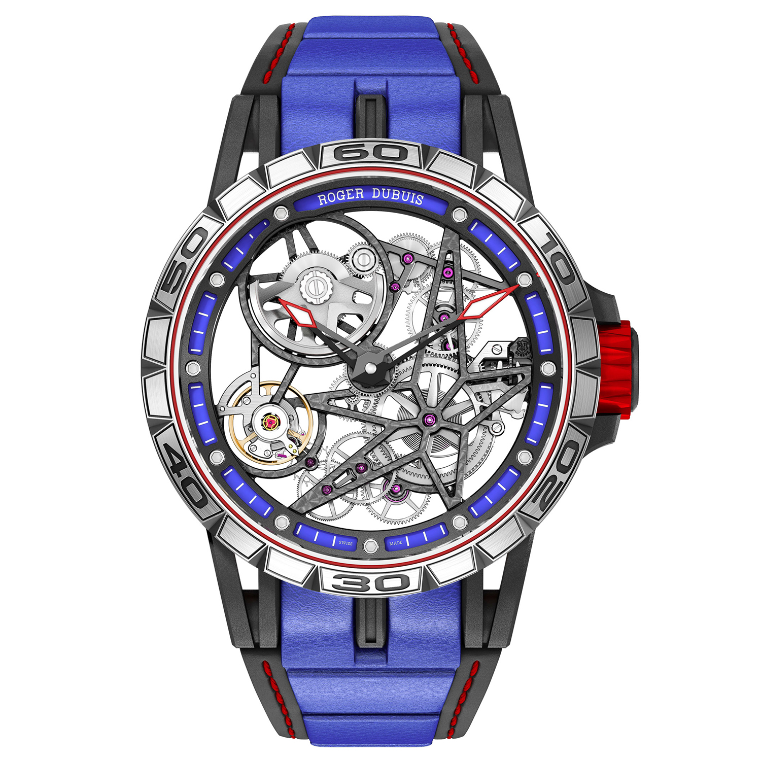 The Roger Dubuis Excalibur Spider Skeleton Automatic.