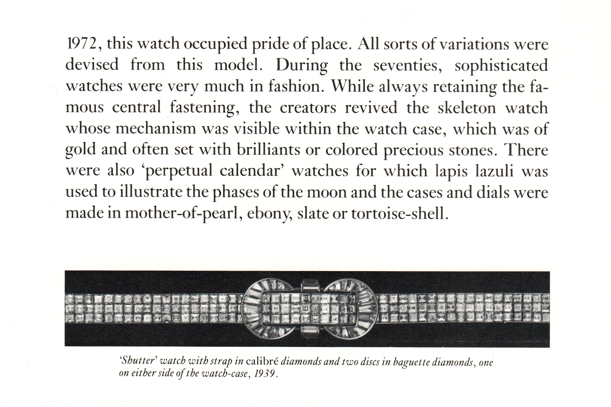 van cleef and arpels shutter watch