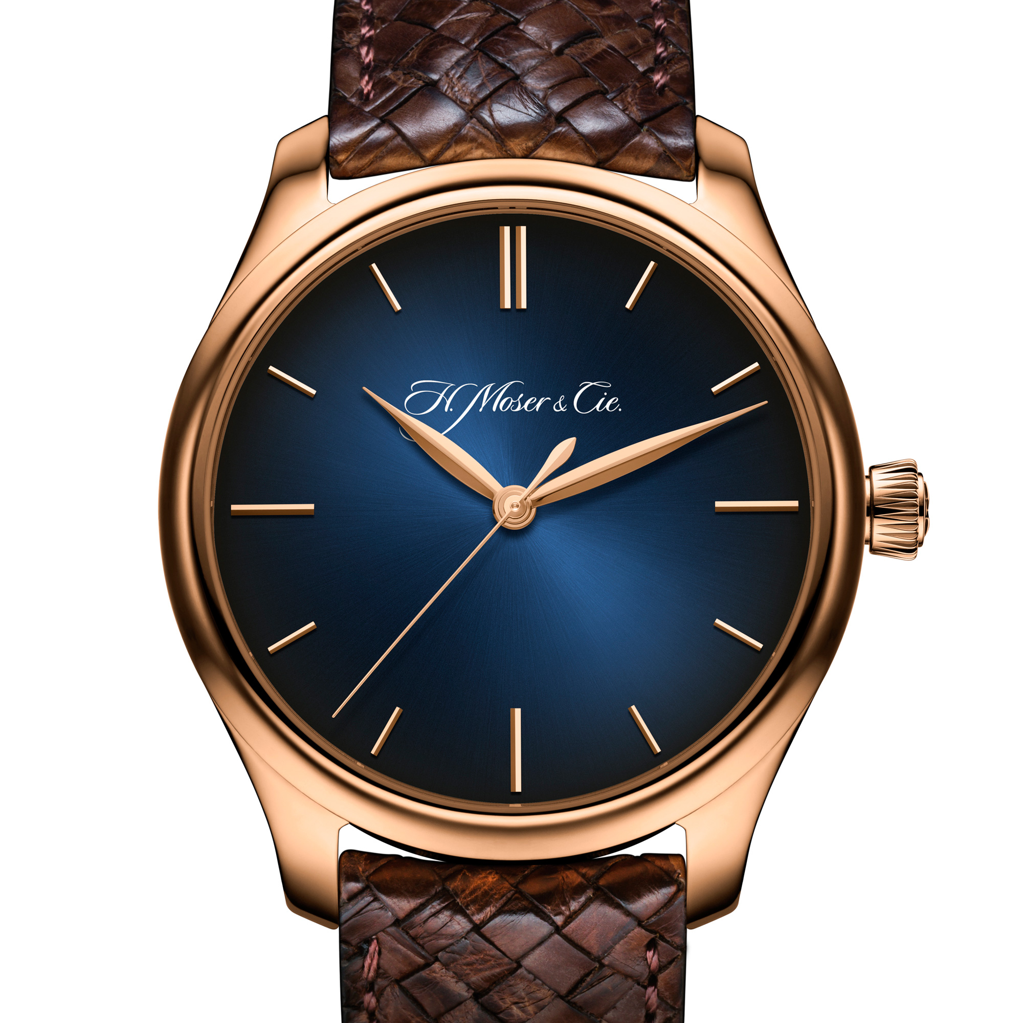 HMC2009　HD商品 H. Moser & Cie. – Pioneer Centre Seconds – Red Gold with