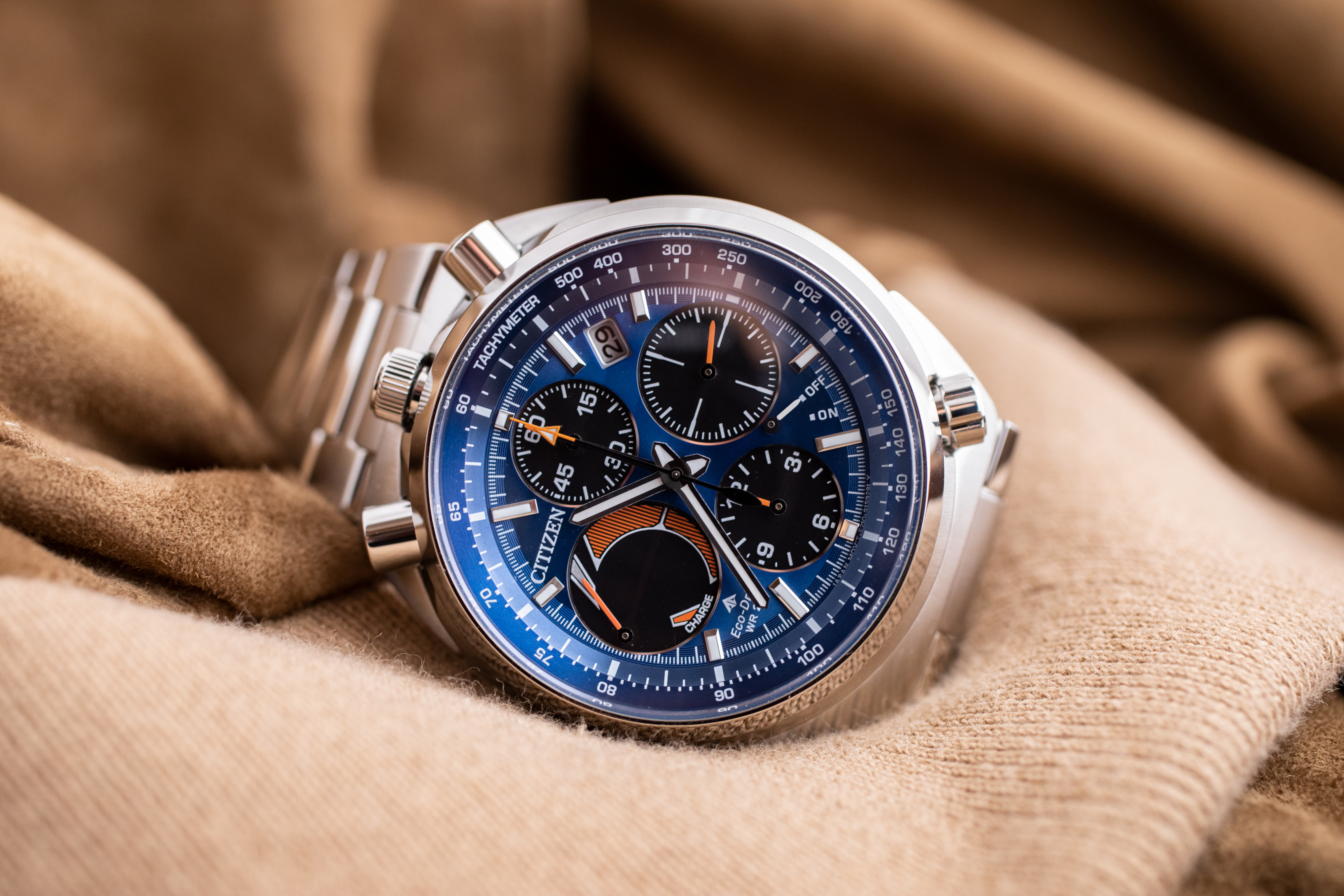Hands-On: The Citizen Tsuno Eco-Drive Chronograph Racer