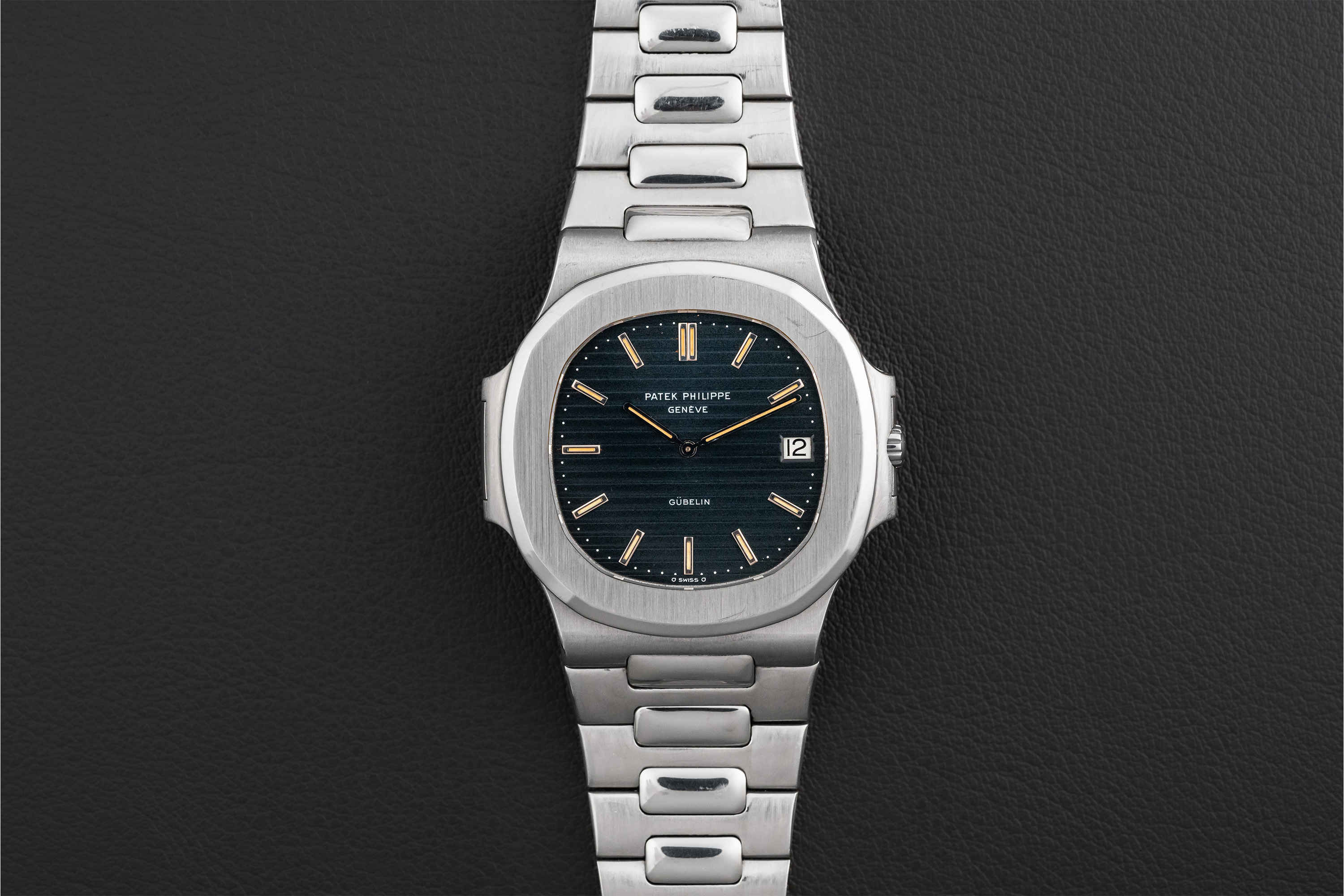 a patek nautilus signed by gubelin