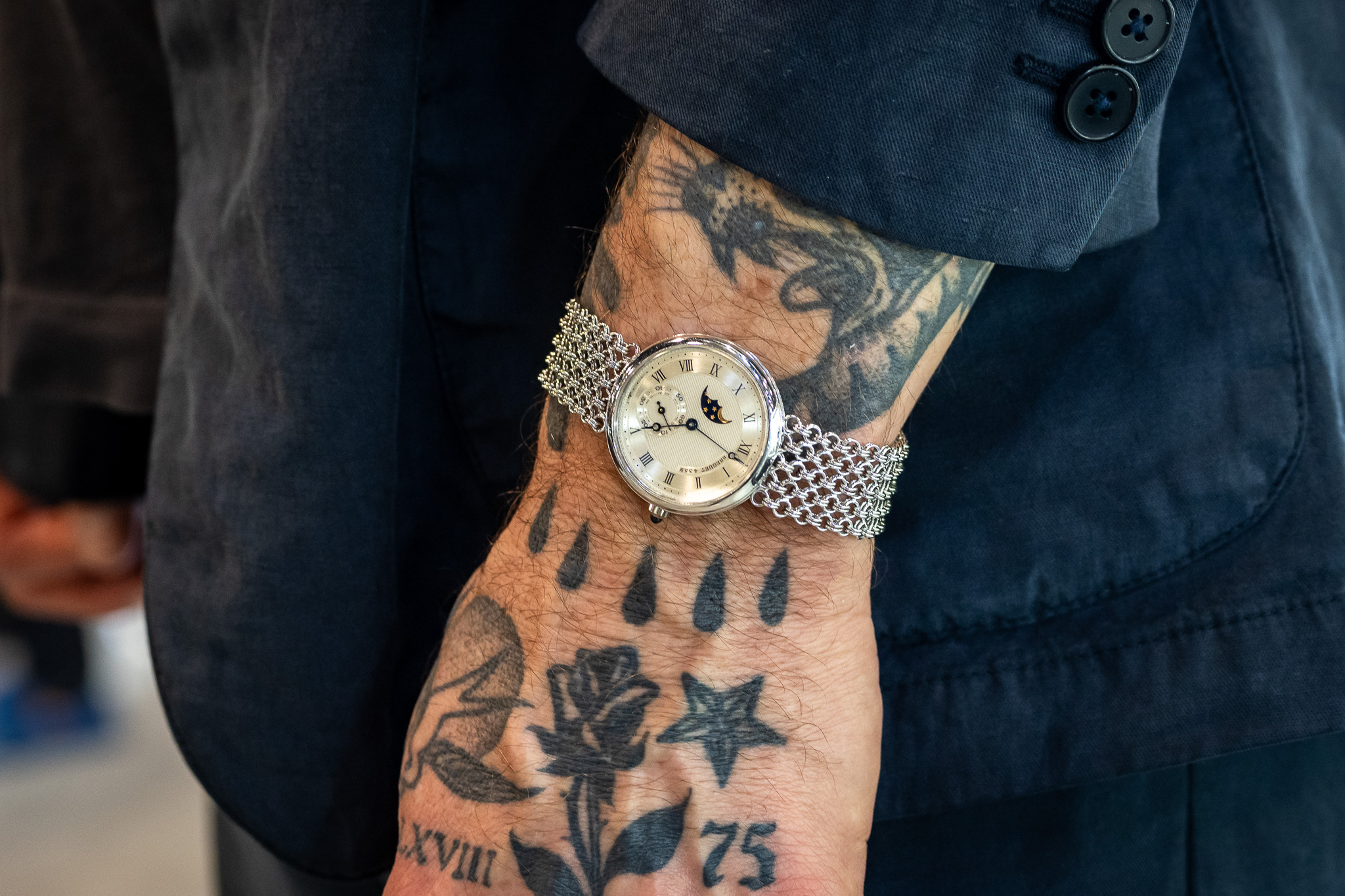 vintage breguet watch with bracelet