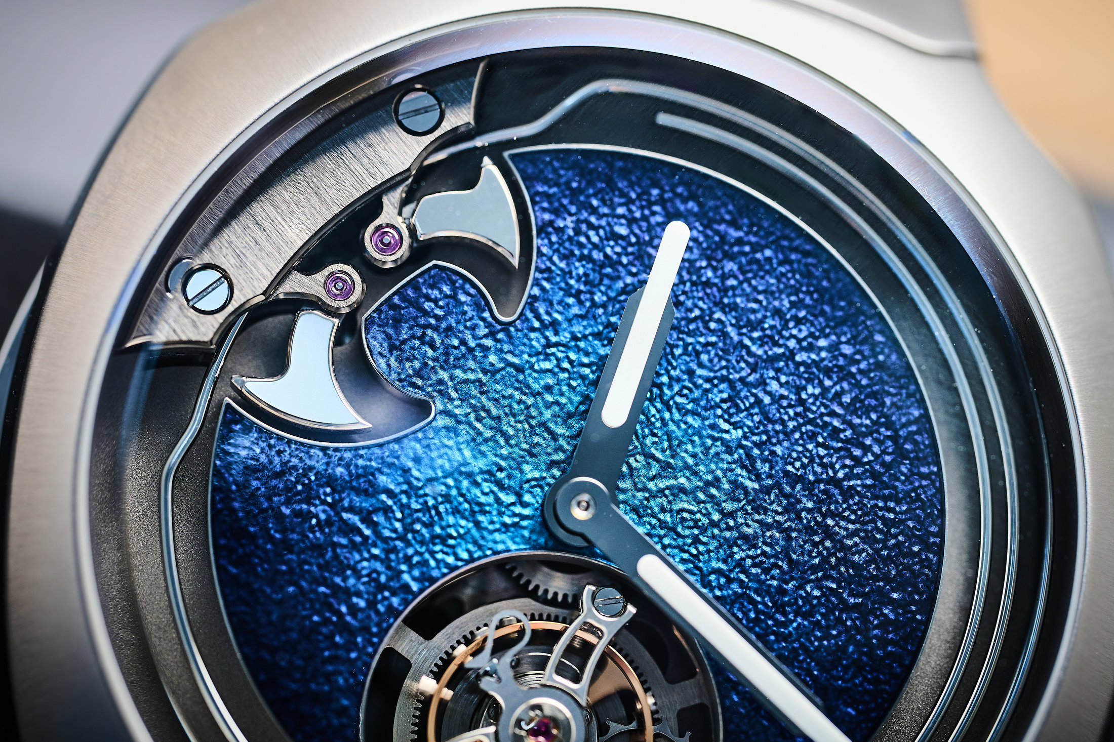 H. Moser & Cie. Streamliner Concept Minute Repeater Tourbillon Blue Enamel
