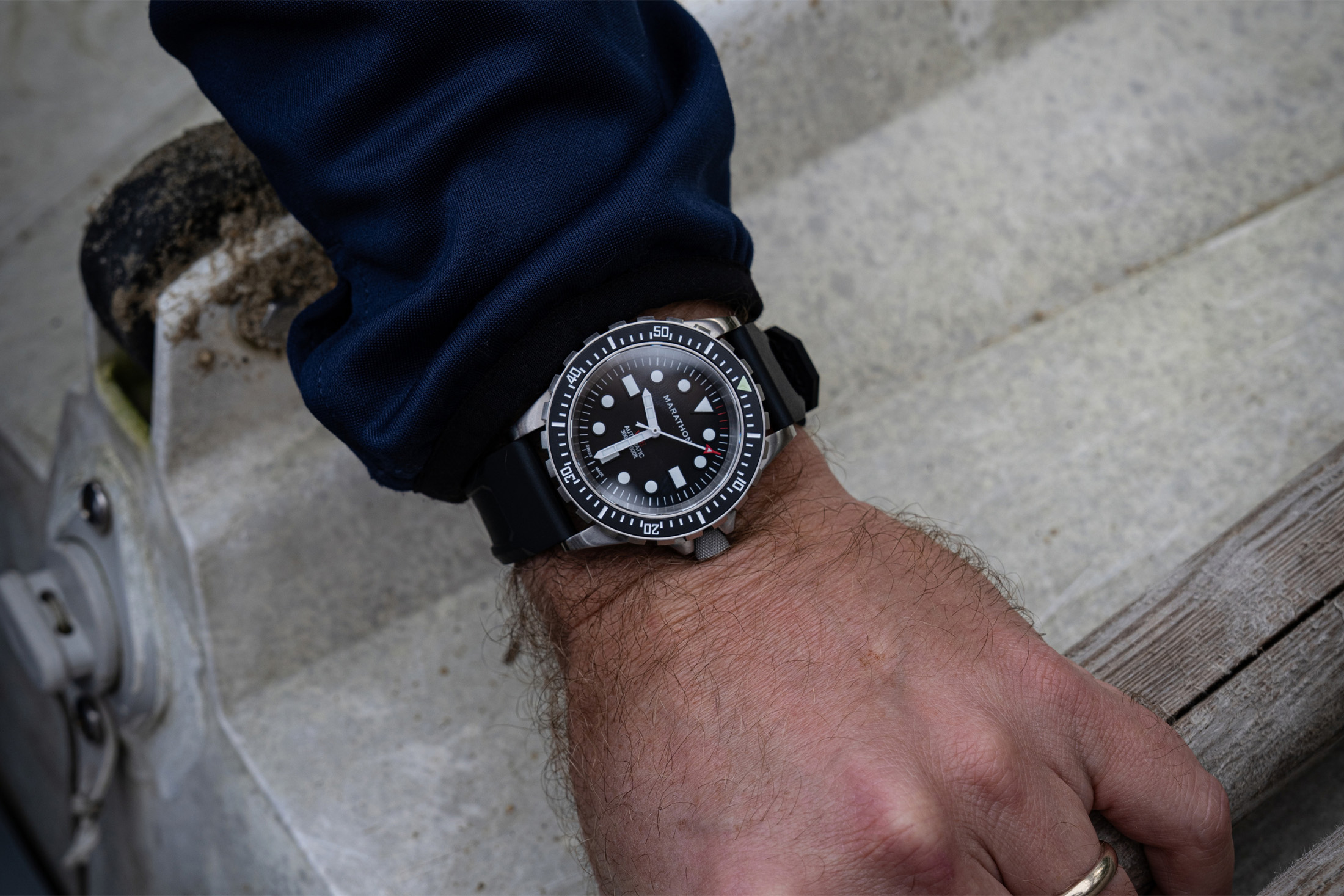 Introducing: Marathon x Watches of Espionage Titanium SAR