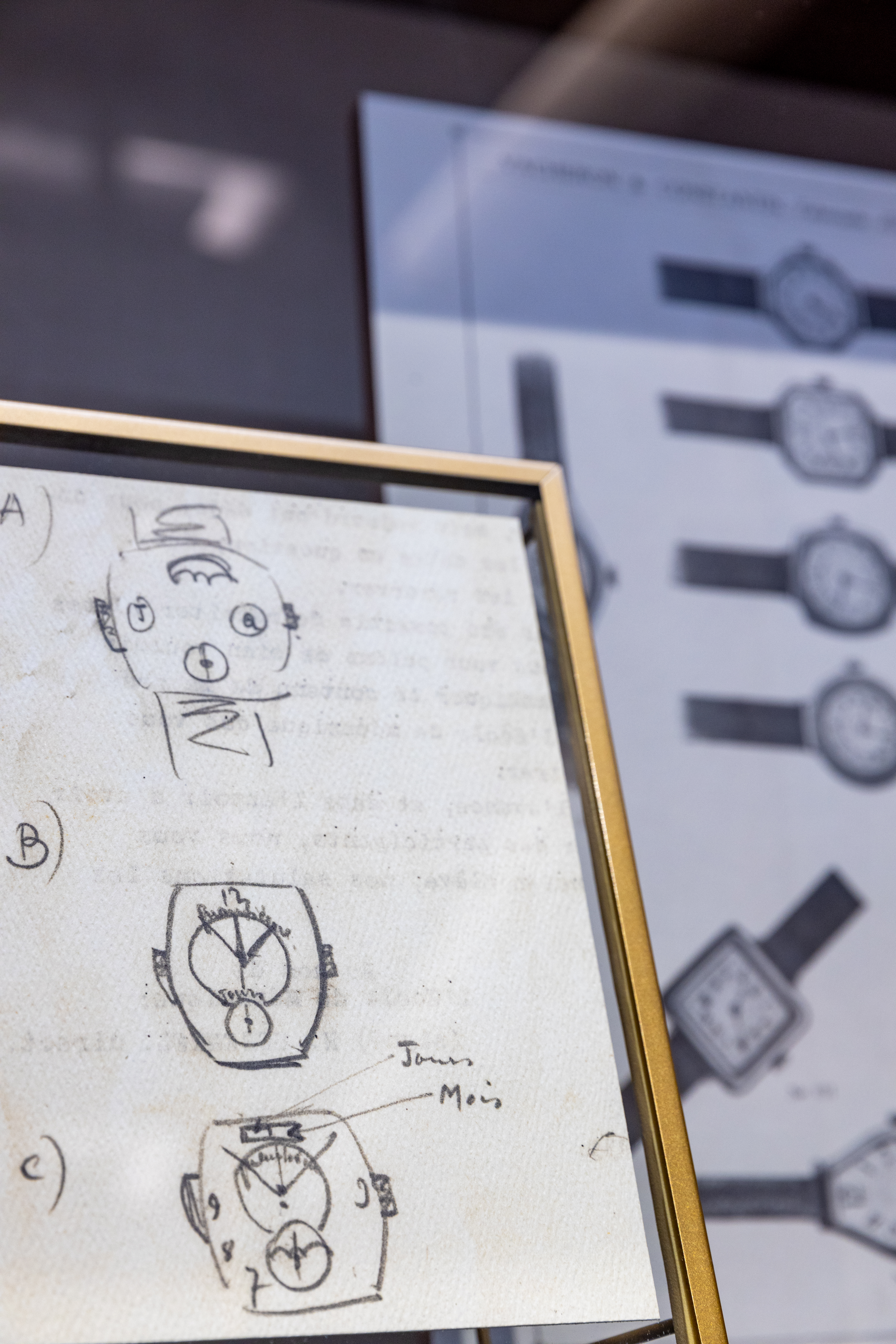Sketches of a Vacheron watch