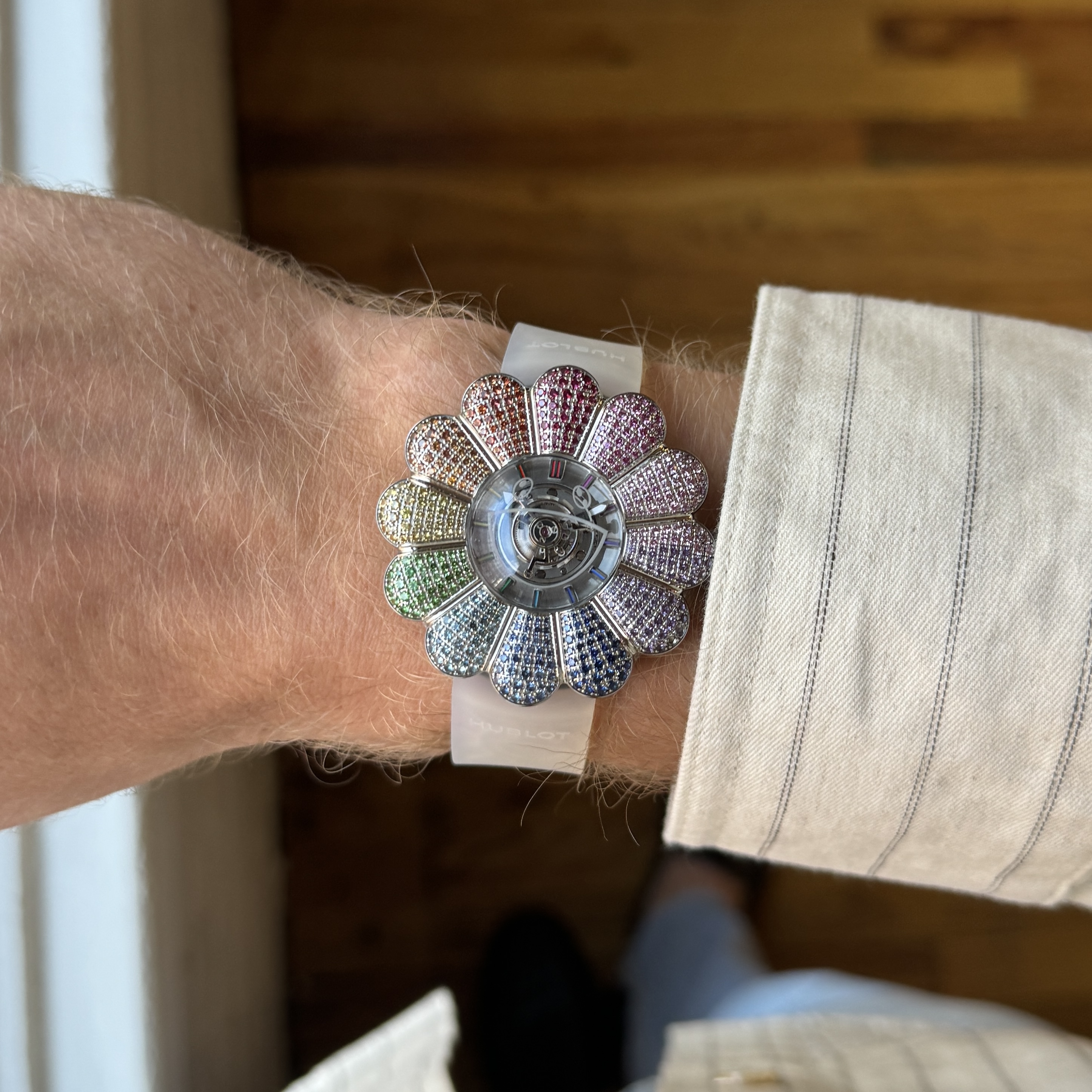 A Hublot x Murakami Tourbillon Sapphire