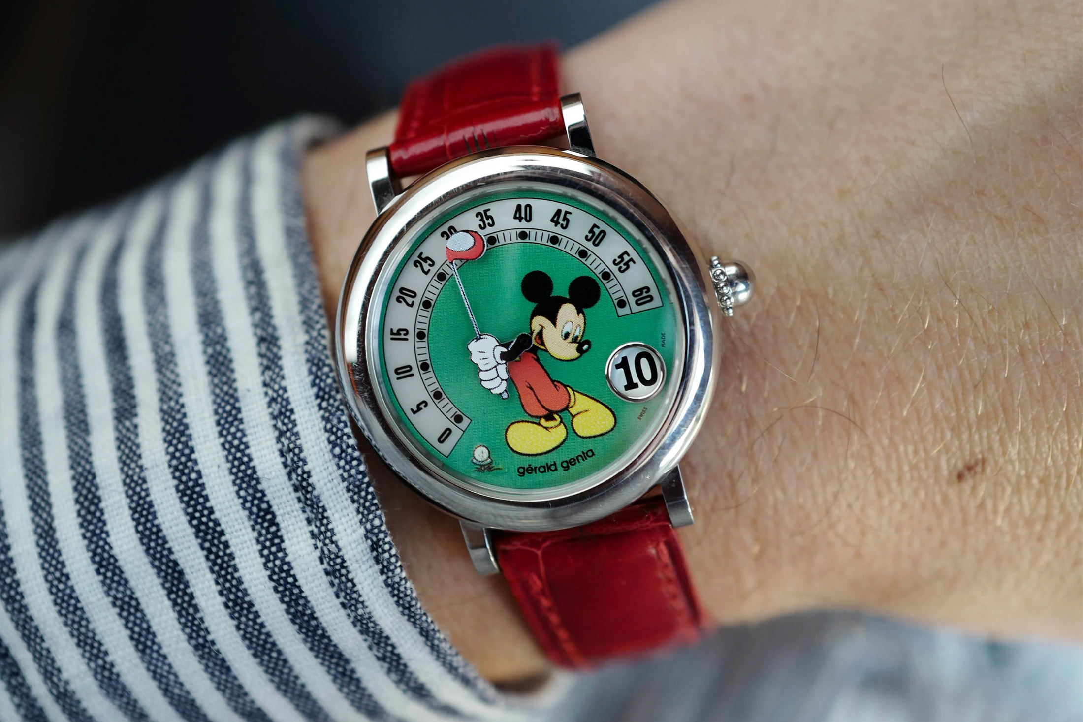 genta golf mickey watch