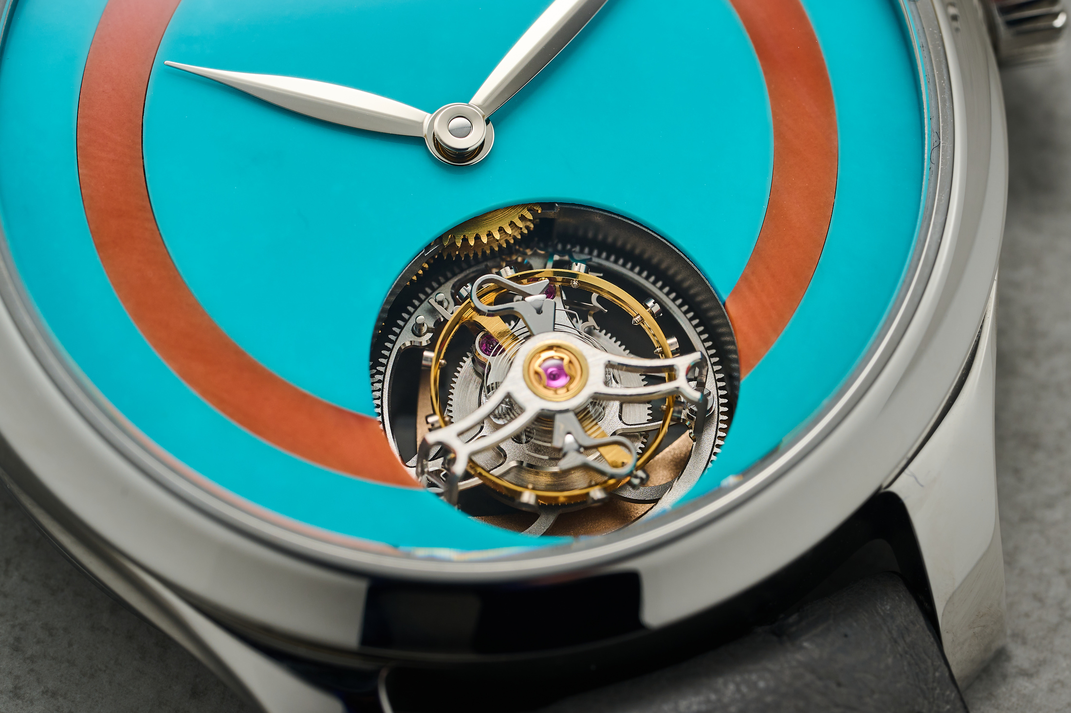 Turqouise Tourbillon Macro