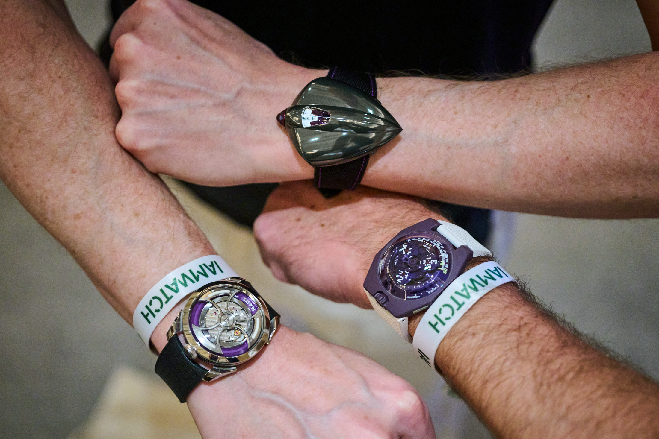 Purple watches