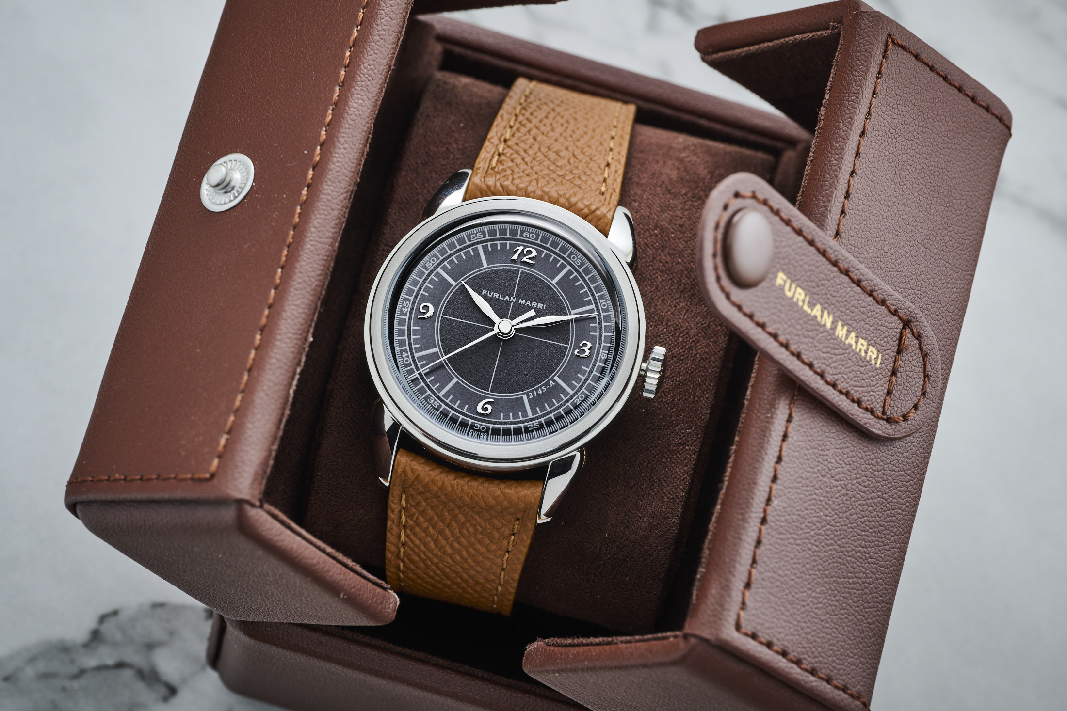 Furlan Marri Black sector dial in box