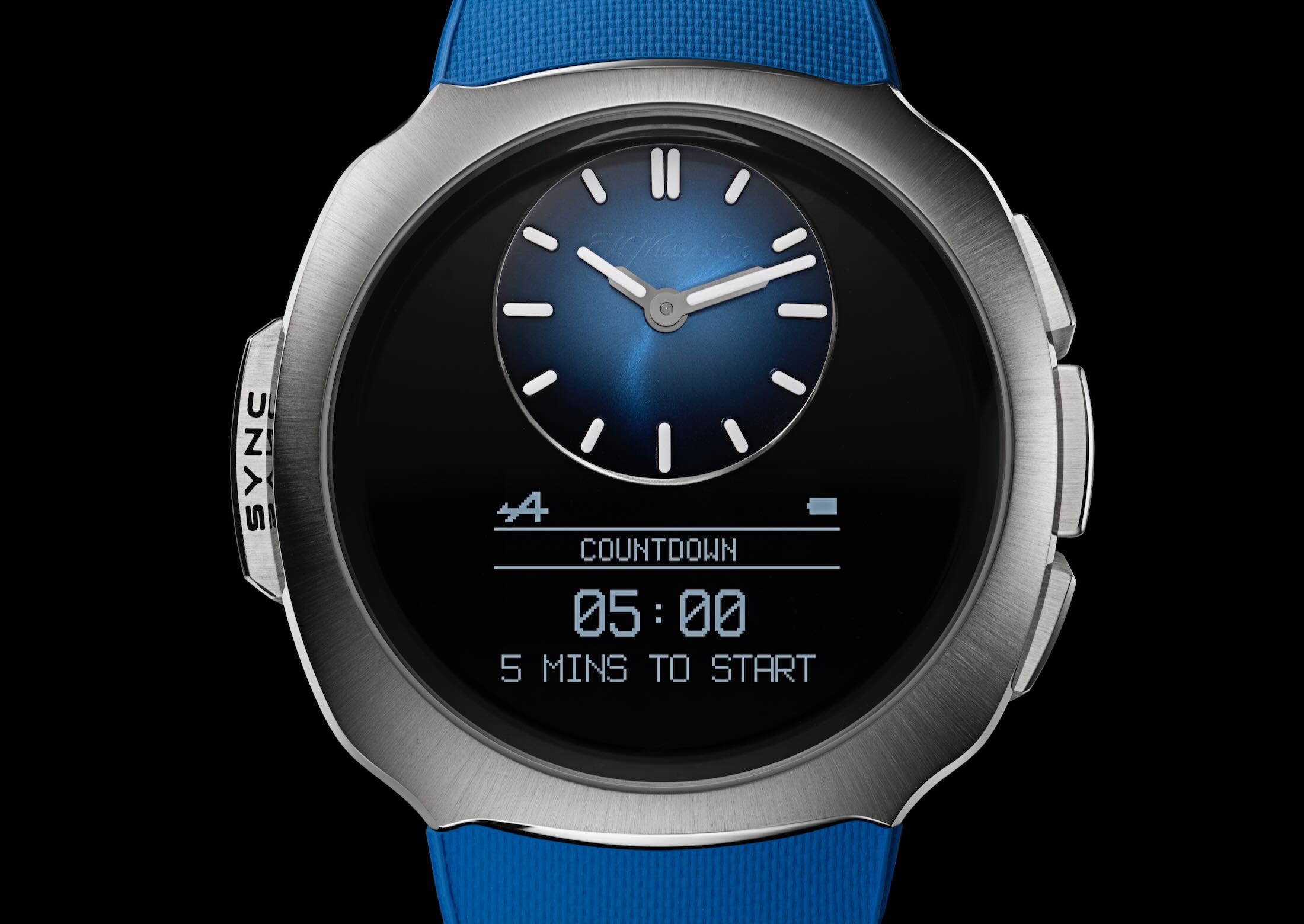 Moser smartwatch closeup
