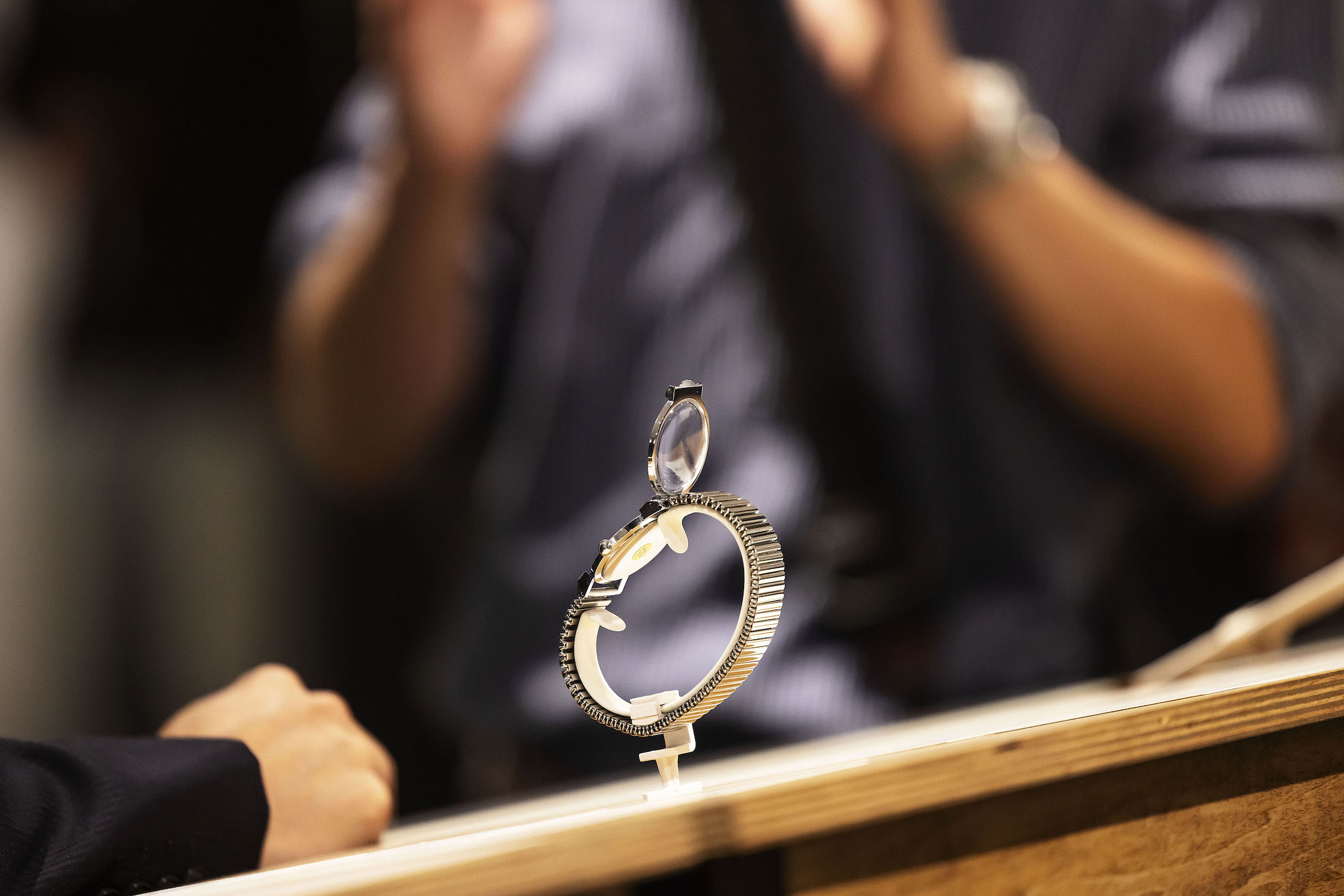 The citizen shine watch, from behind