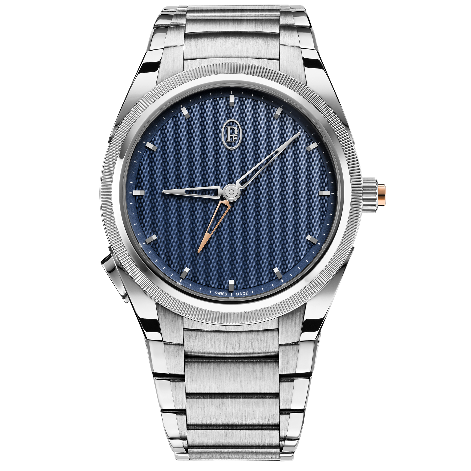 A soldier rendering of the Parmigiani Fleurier Tonda PF GMT Rattrapante.