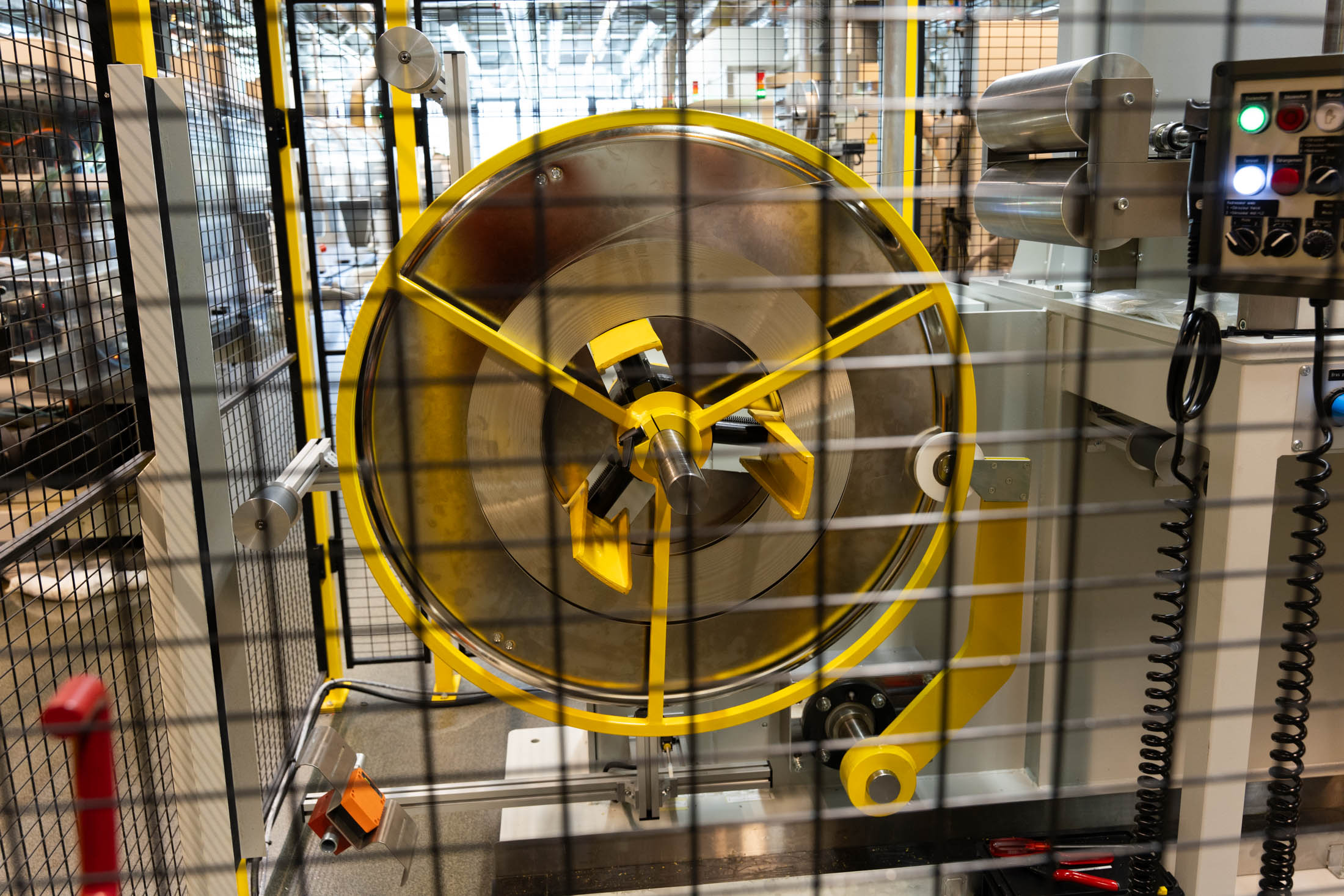 Roller for metal blank strips