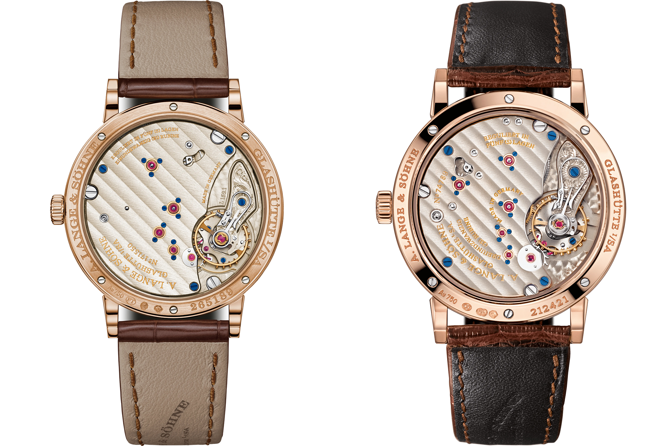 Both current Lange 1815 movements
