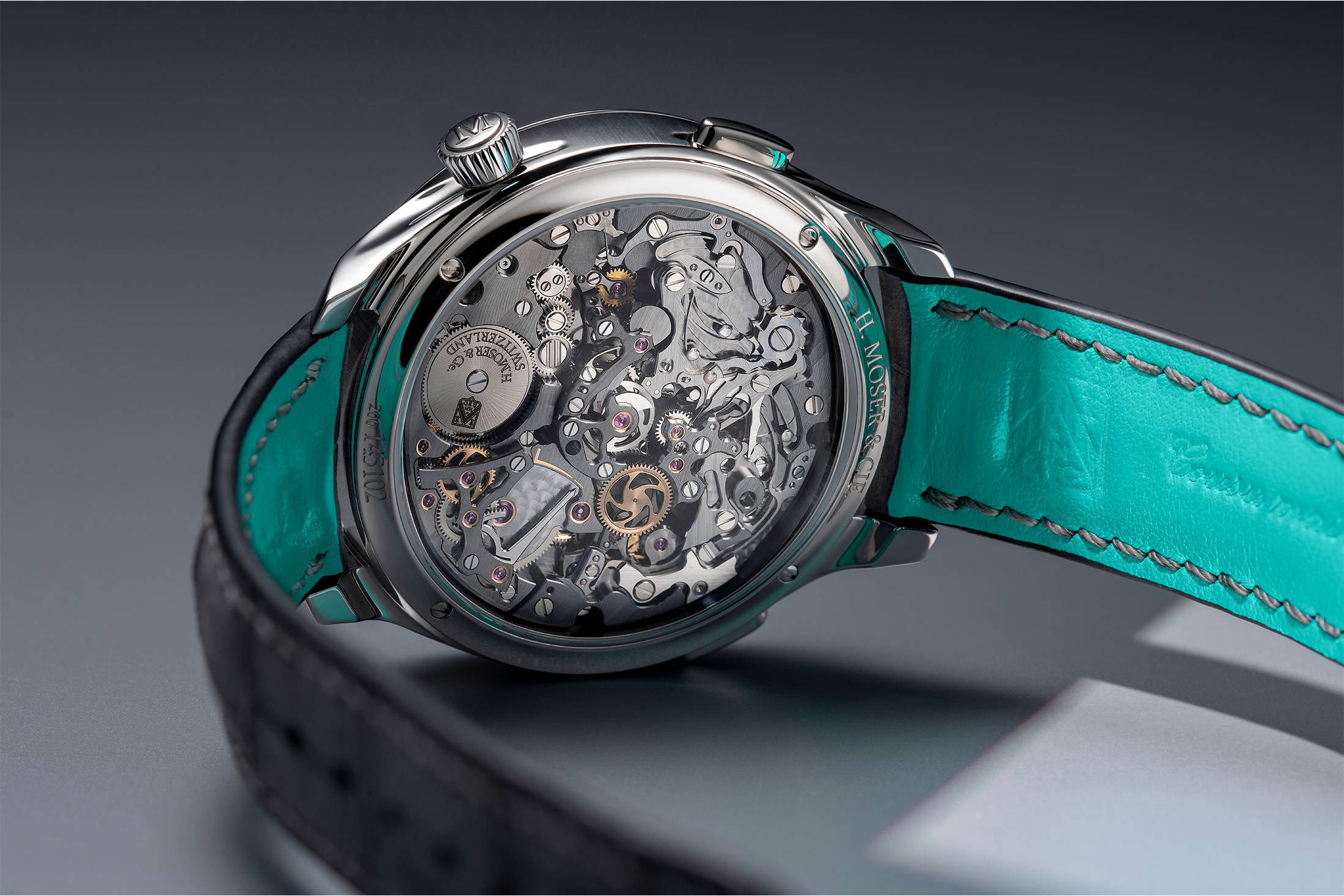 H. Moser & Cie. Endeavour Flyback Chronograph Dual Time Date 