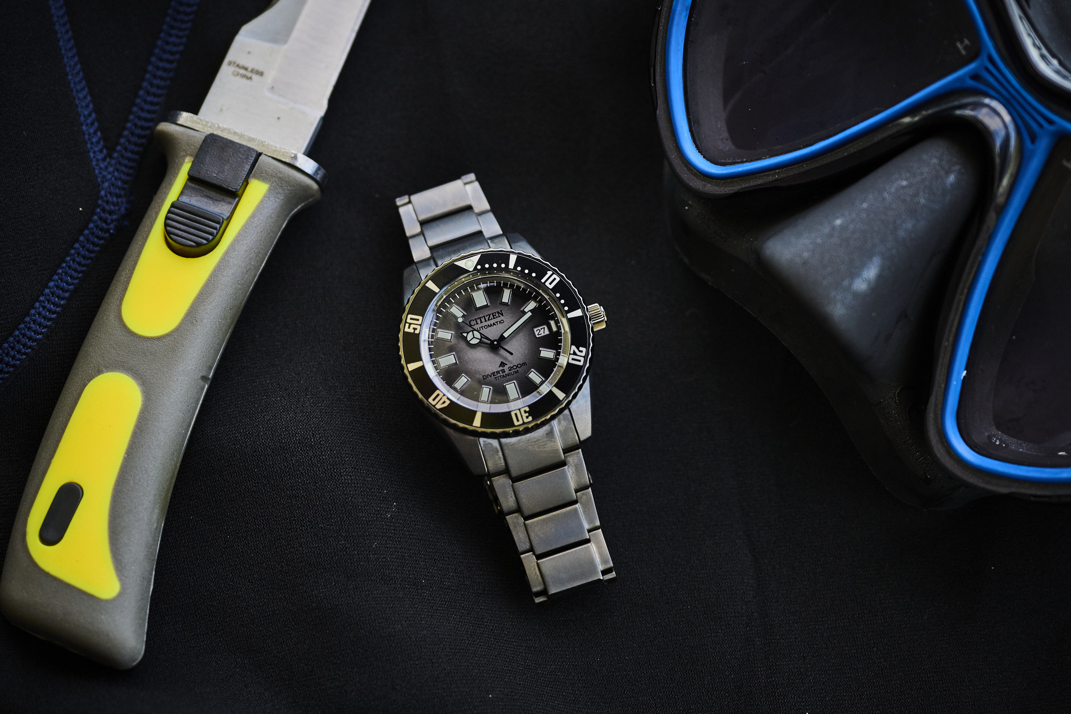 Citizen Promaster Dive Automatic in Black Super Titanium