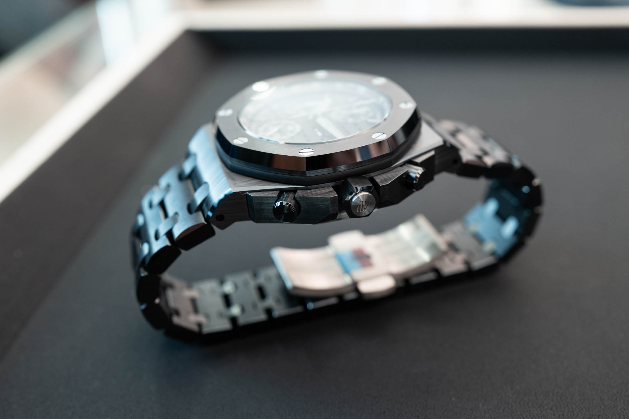 new full black ceramic offshore bracelet