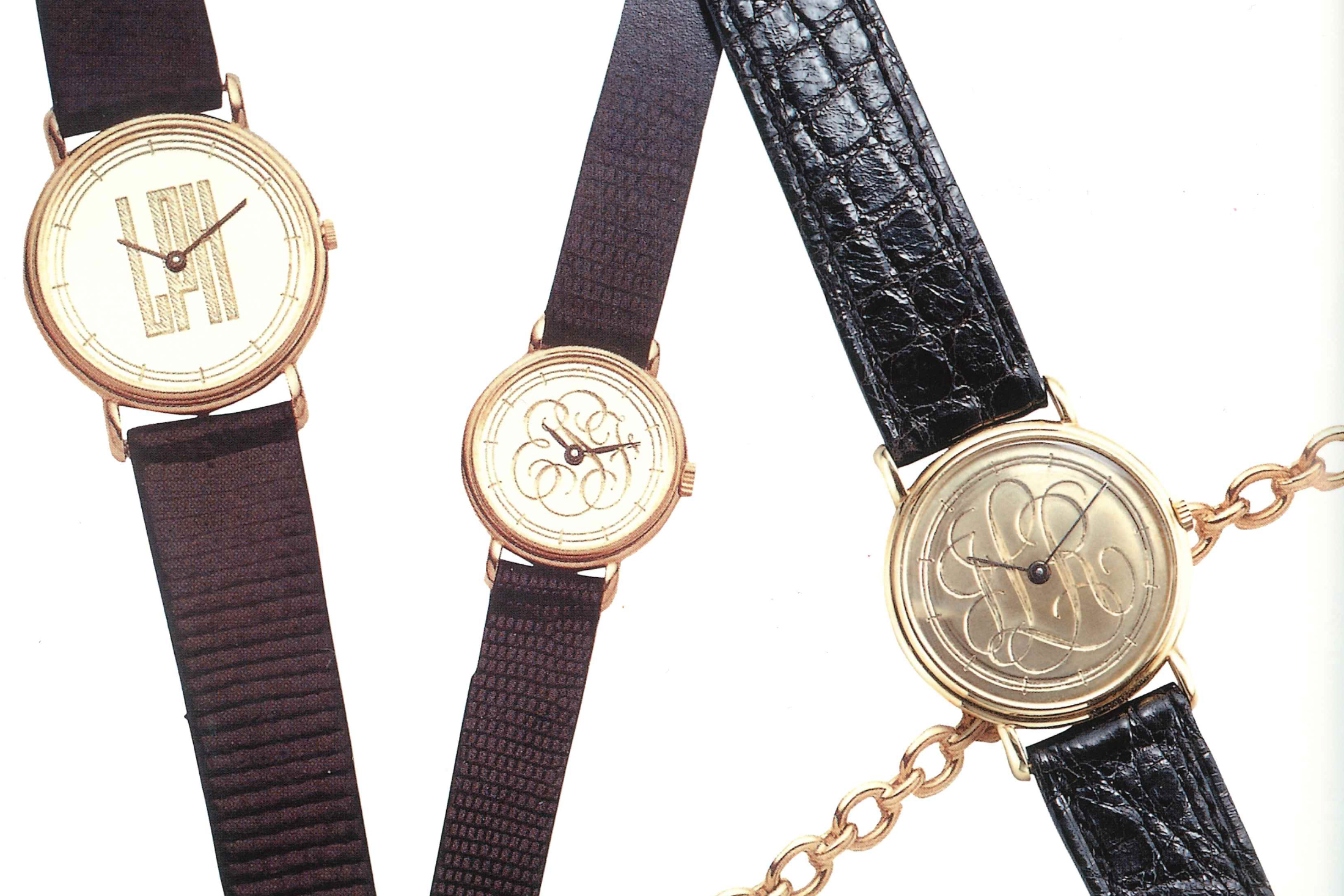 Tiffany monogram watches