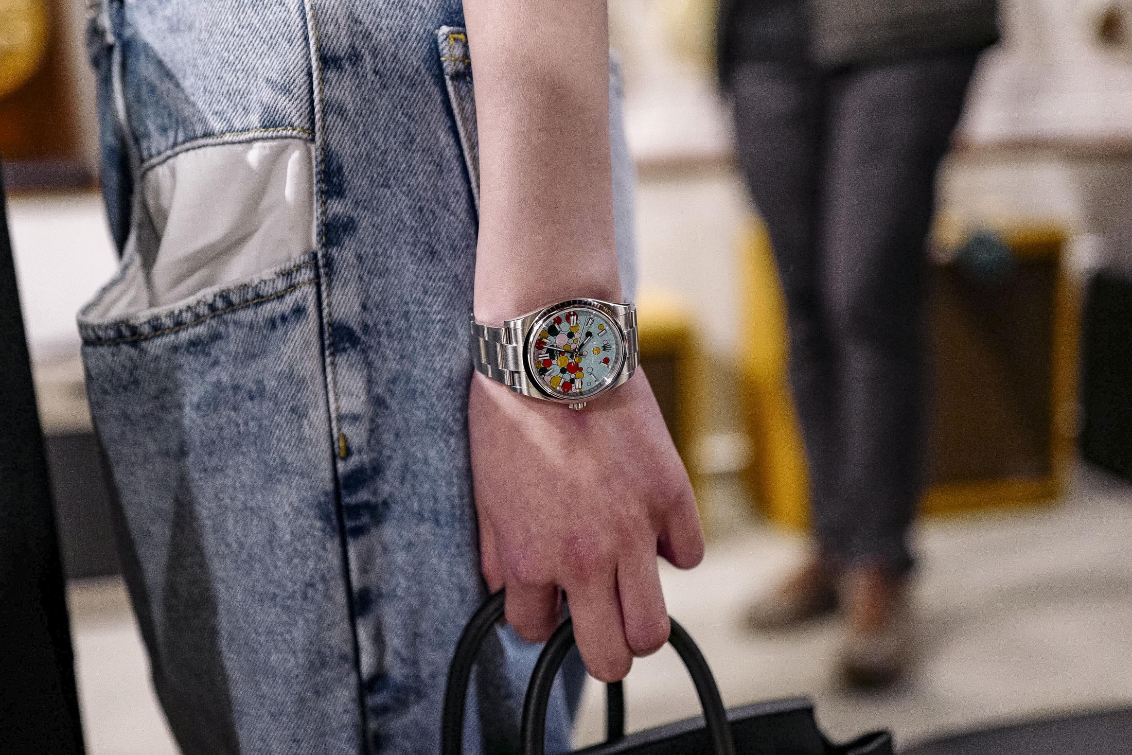 A rolex celebration dial