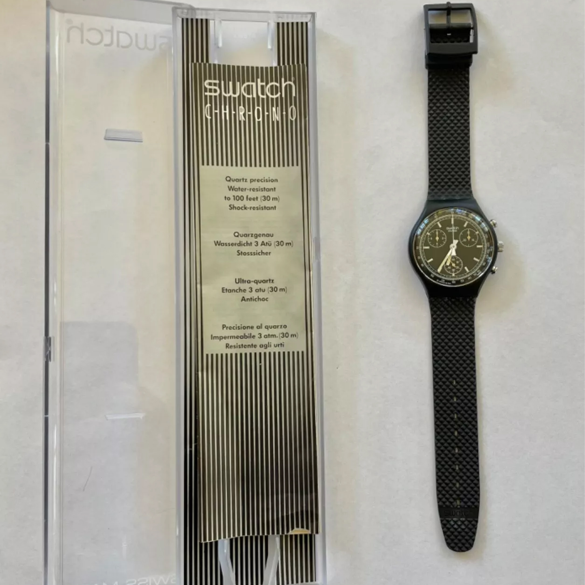 1991 Swatch chronograph "Black Friday"