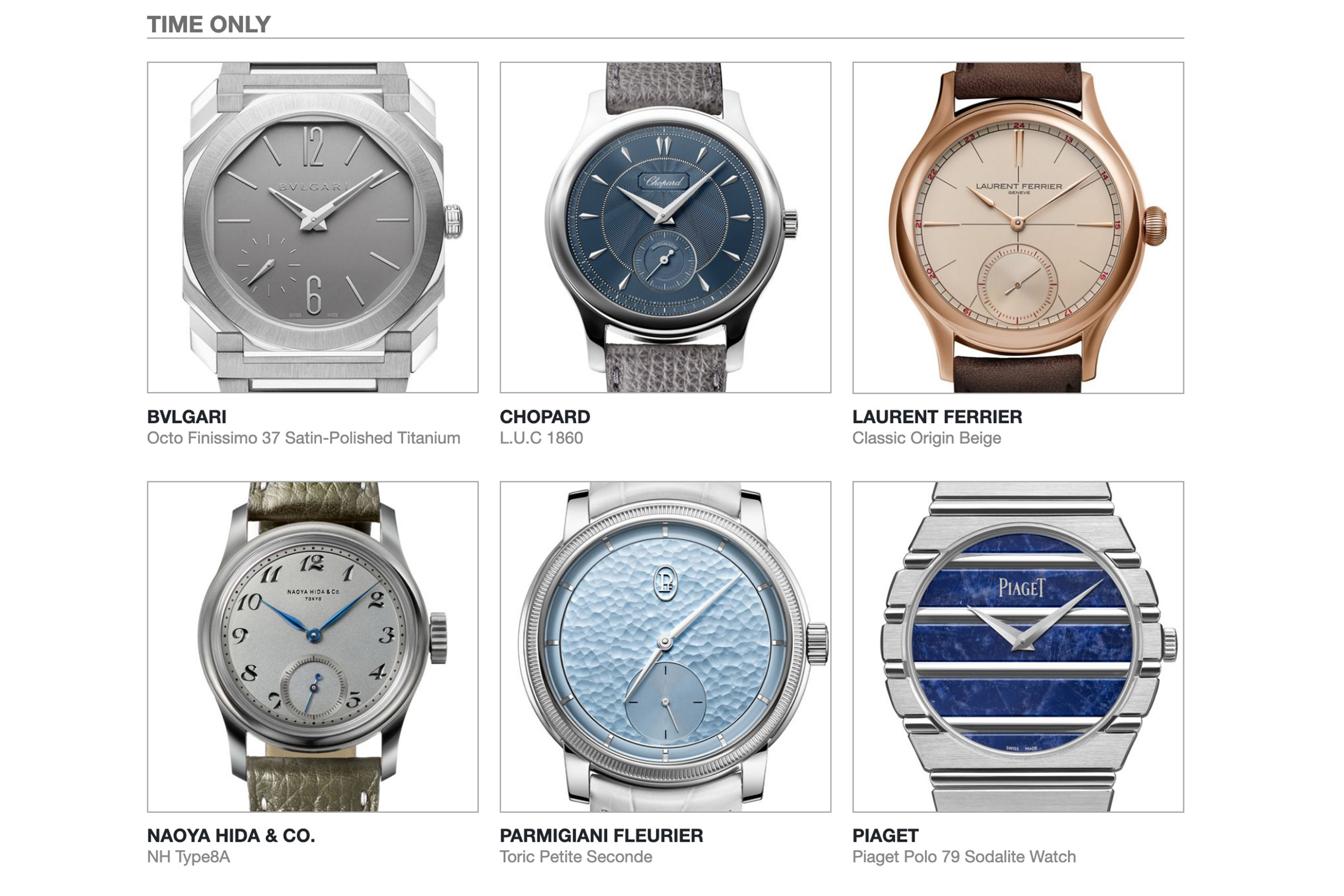 Here Are The Finalists for the 2026 Grand Prix d'Horlogerie de Genève