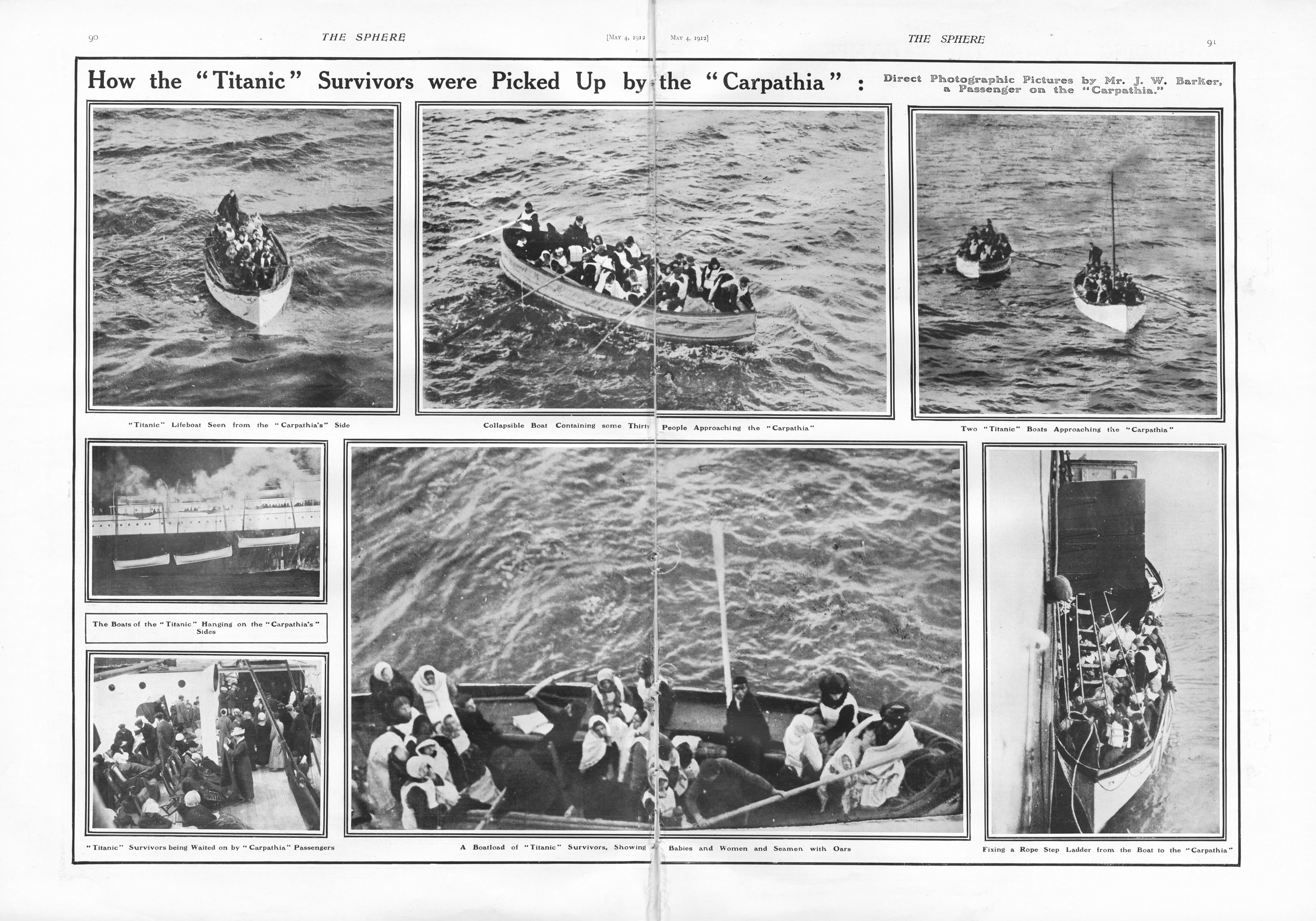TItanic rescue newspaper clipping