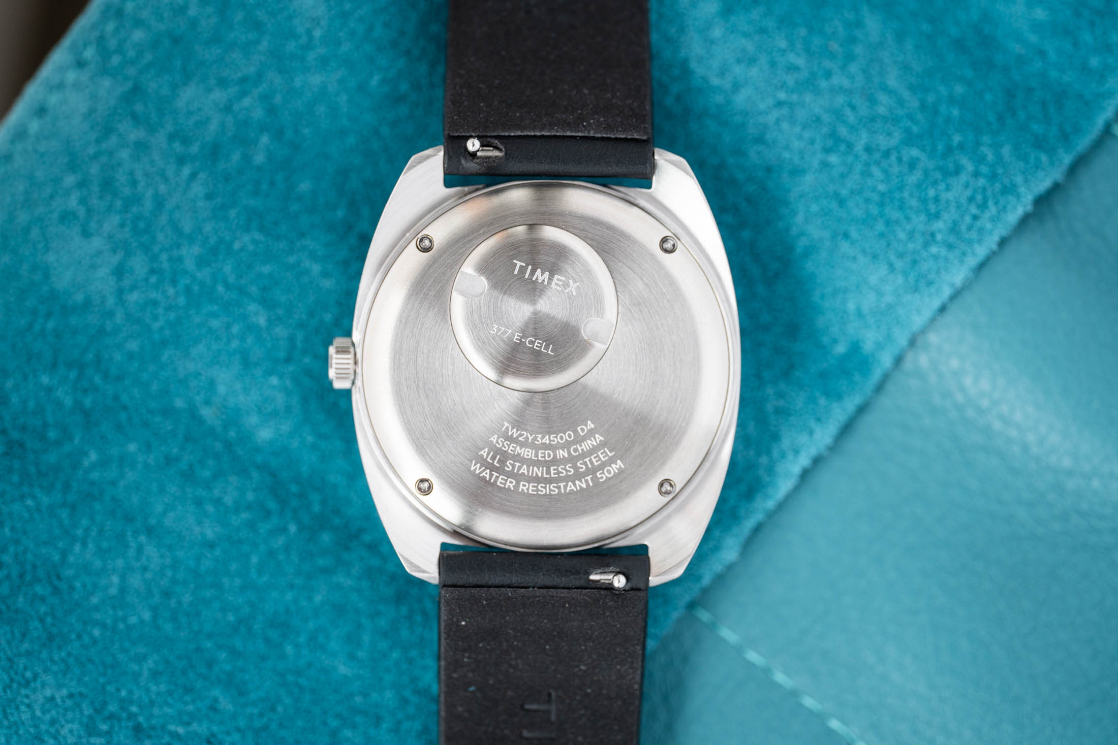 Caseback of Timex Enigma