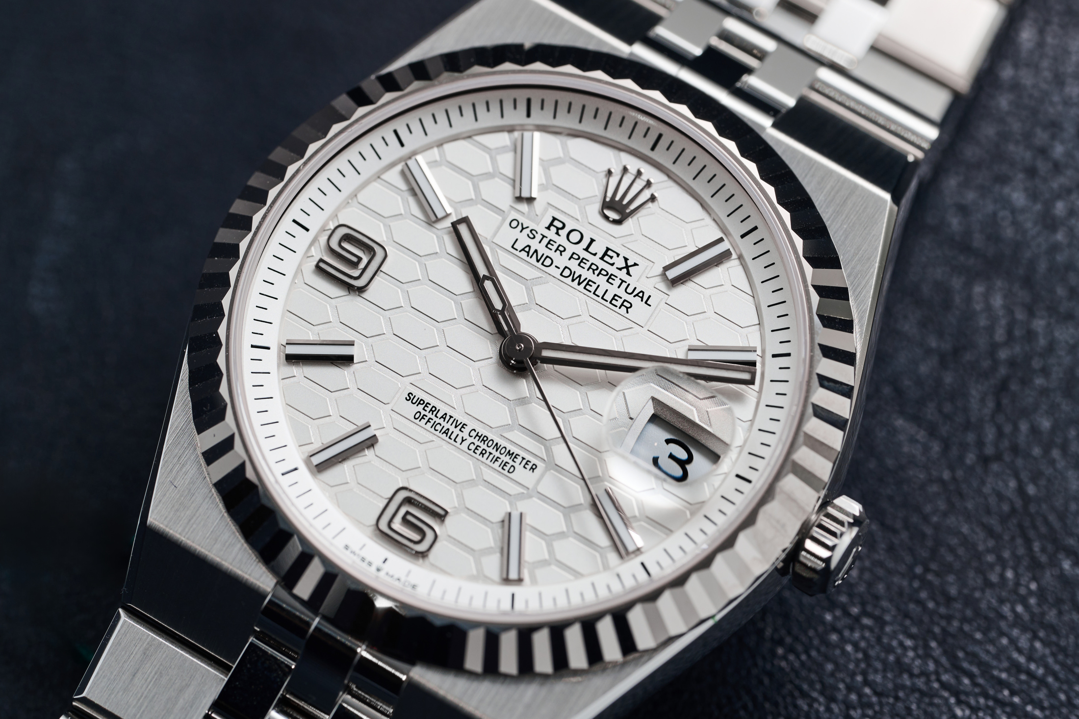A Rolex Land-Dweller in steel