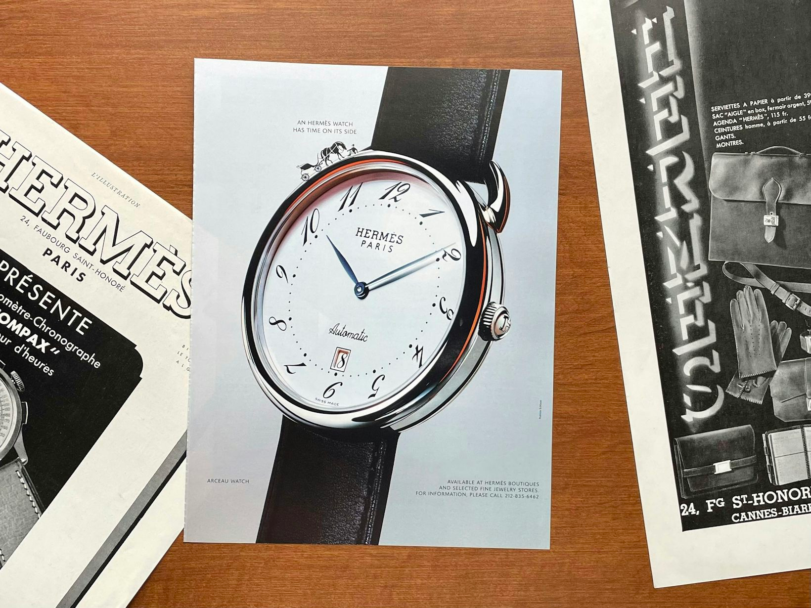 Vintage Hermes Watch ad